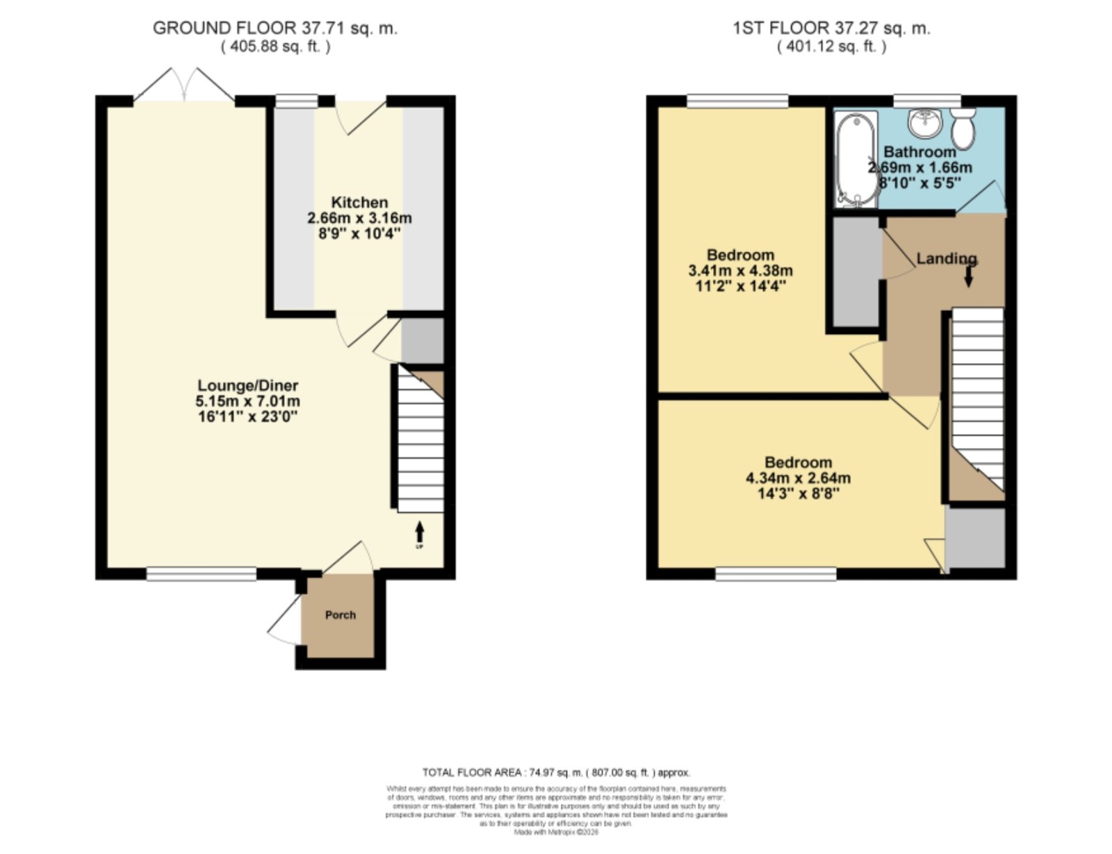 16, Monks Way, Dover floorplan