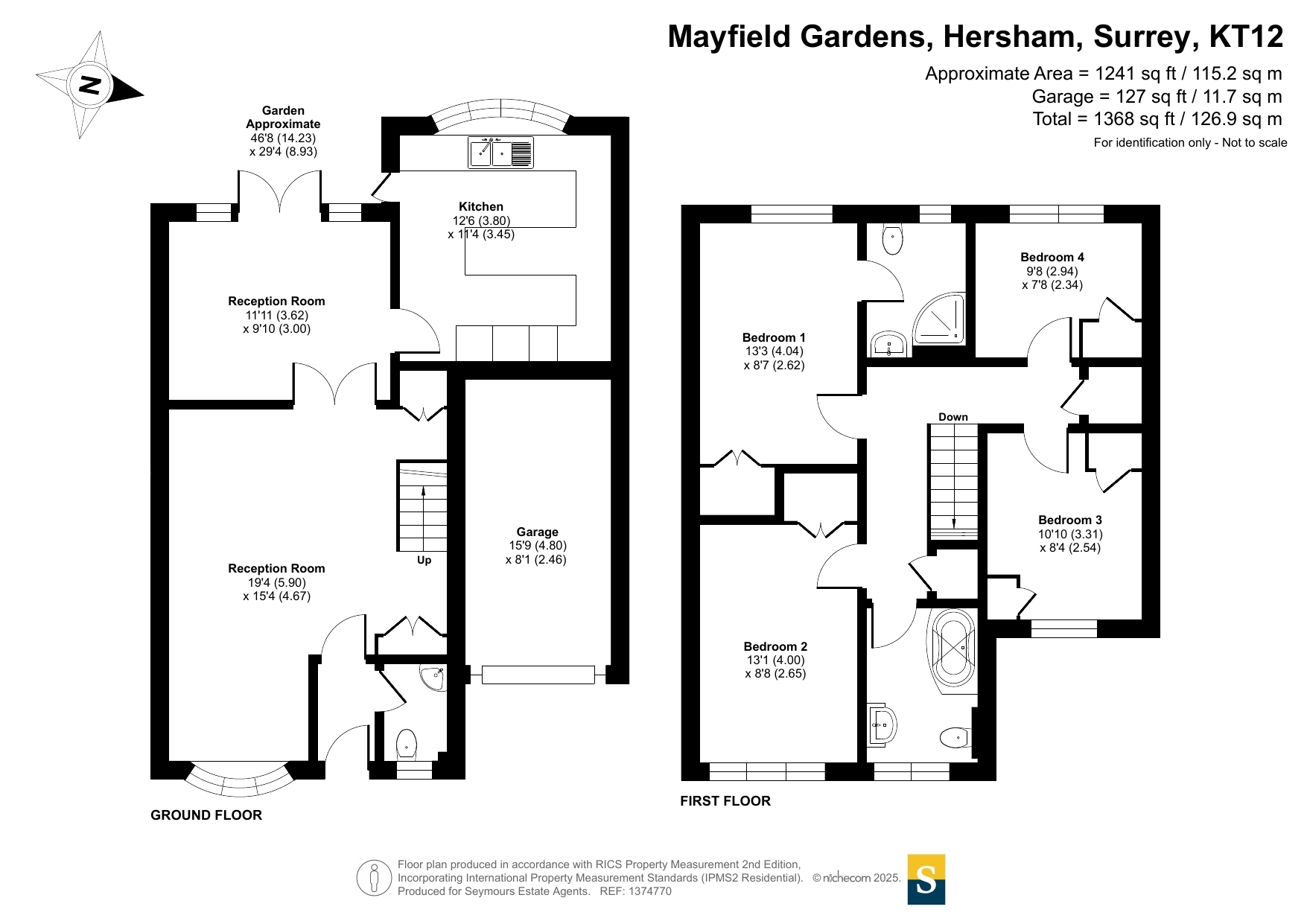 46, Mayfield Gardens, Surrey floorplan
