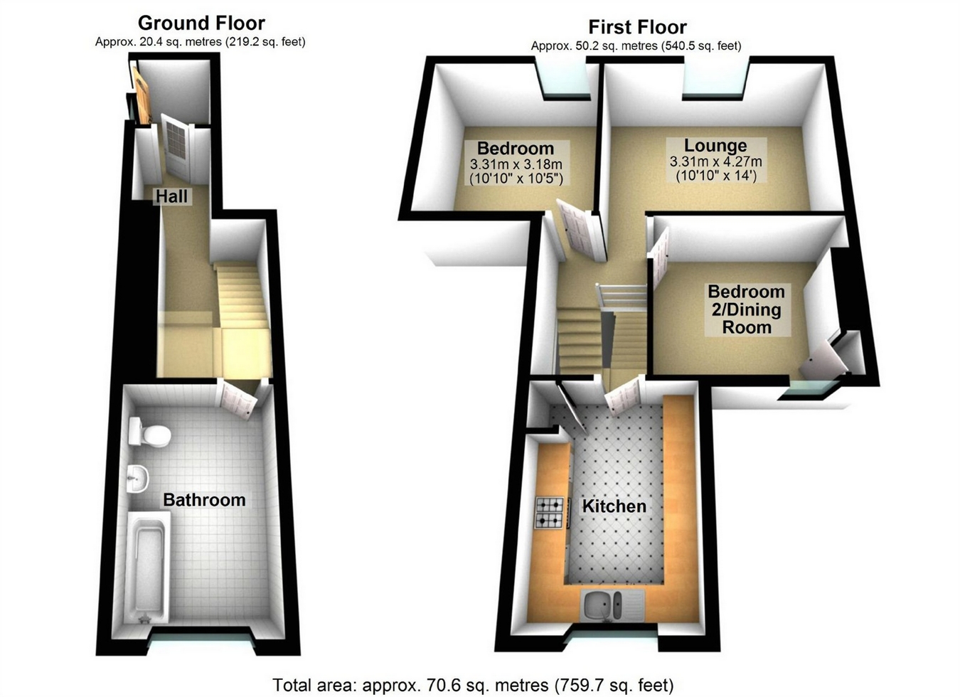 2 Bedrooms Maisonette for sale in Locking Road, Weston-Super-Mare BS23