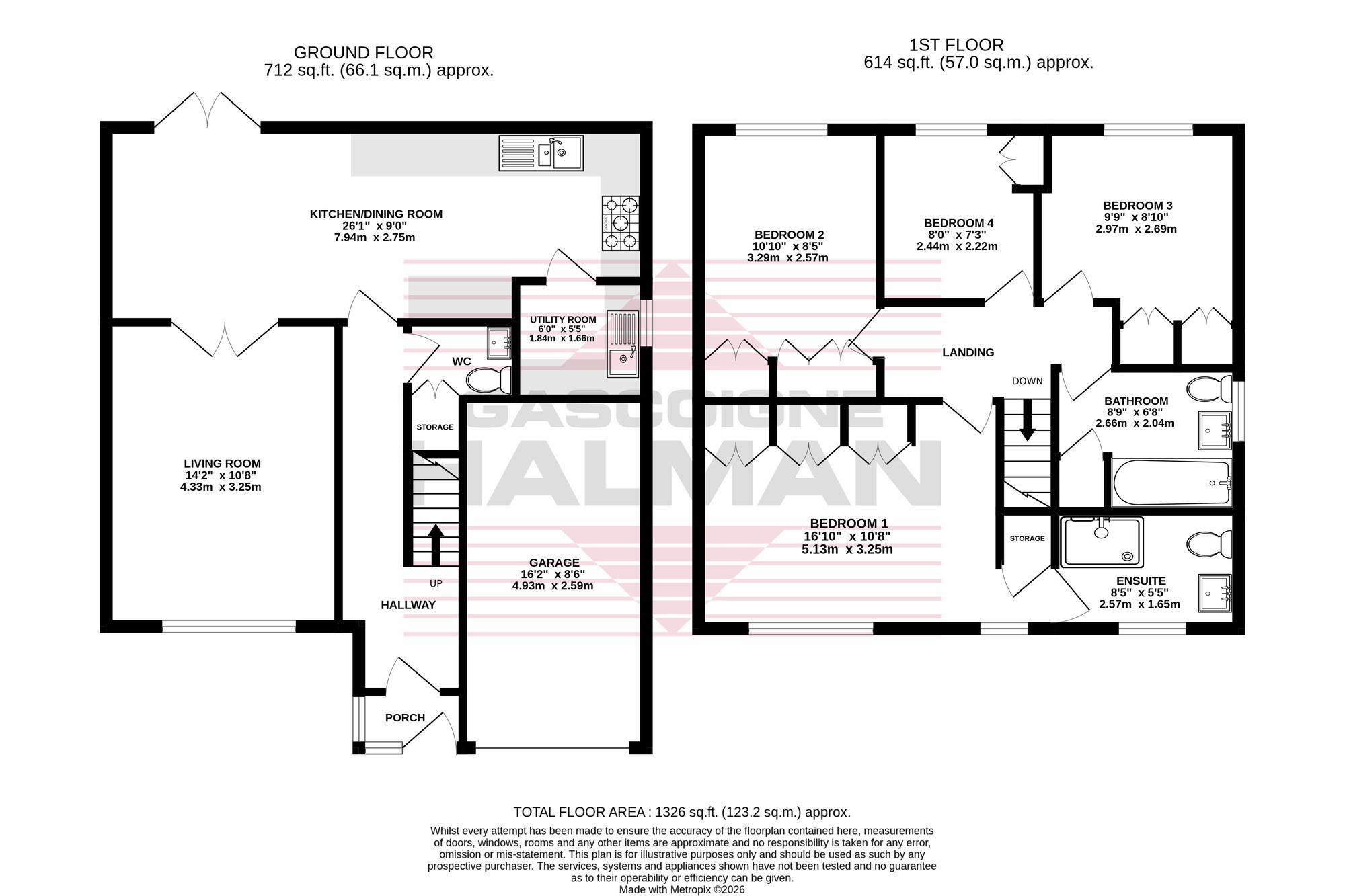 14 Kempsford Close, Manchester floorplan