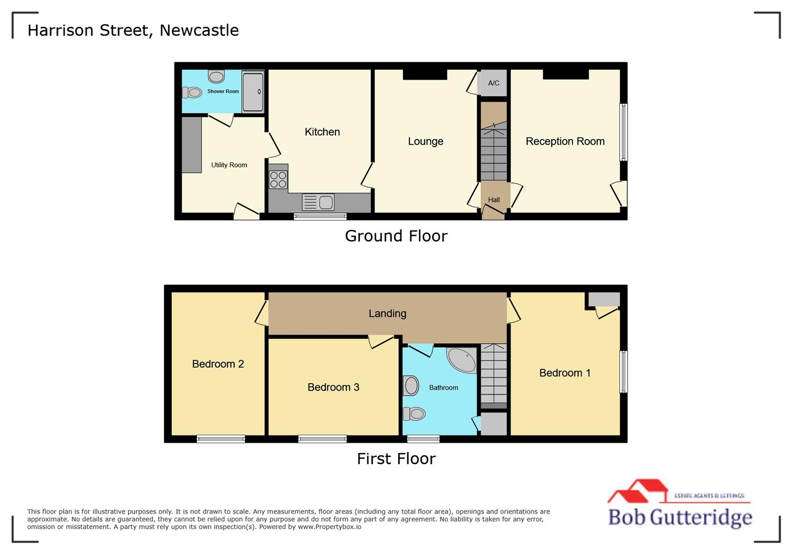 2, Harrison Street, Newcastle-under-Lyme floorplan