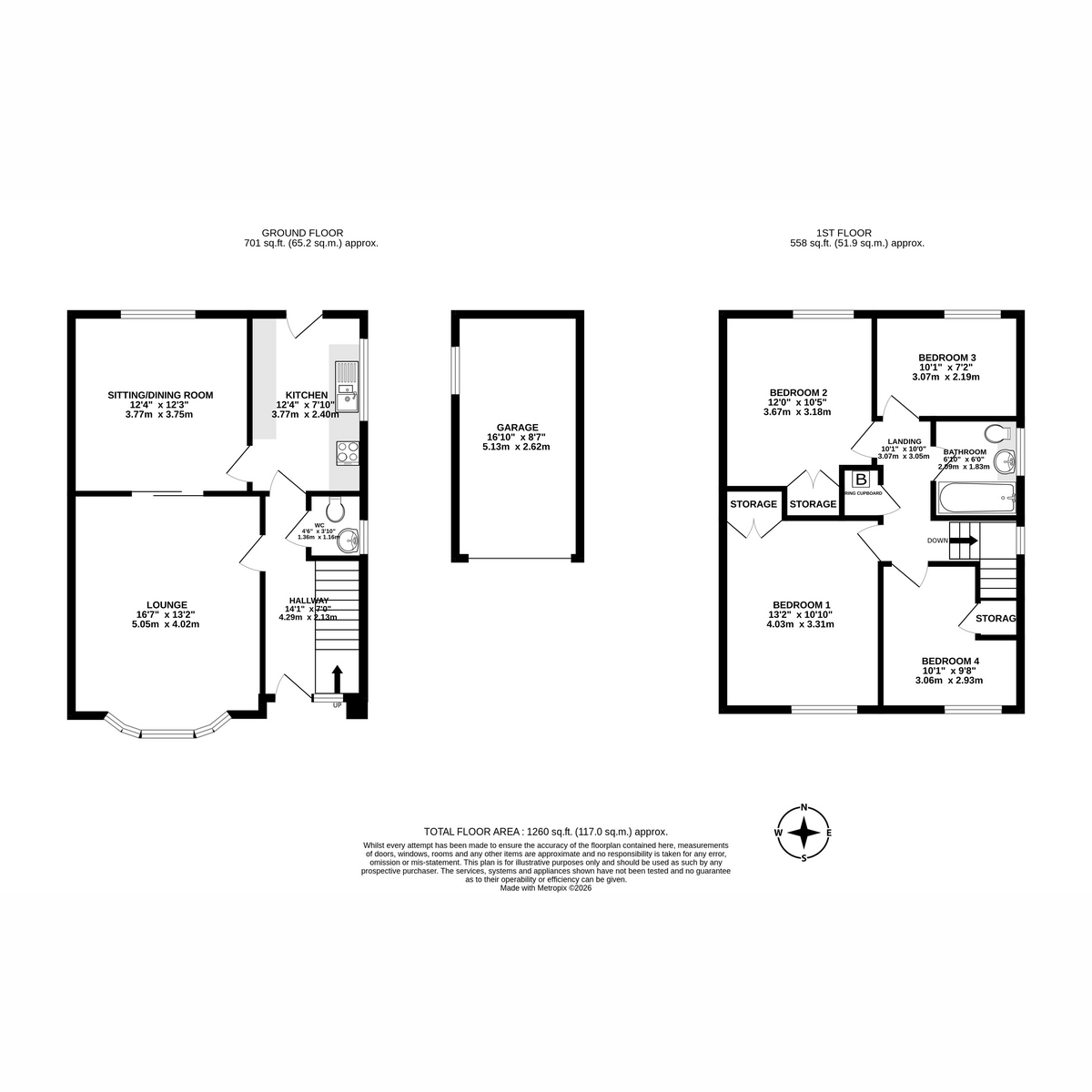 20, Crow Hills Road, Penwortham floorplan