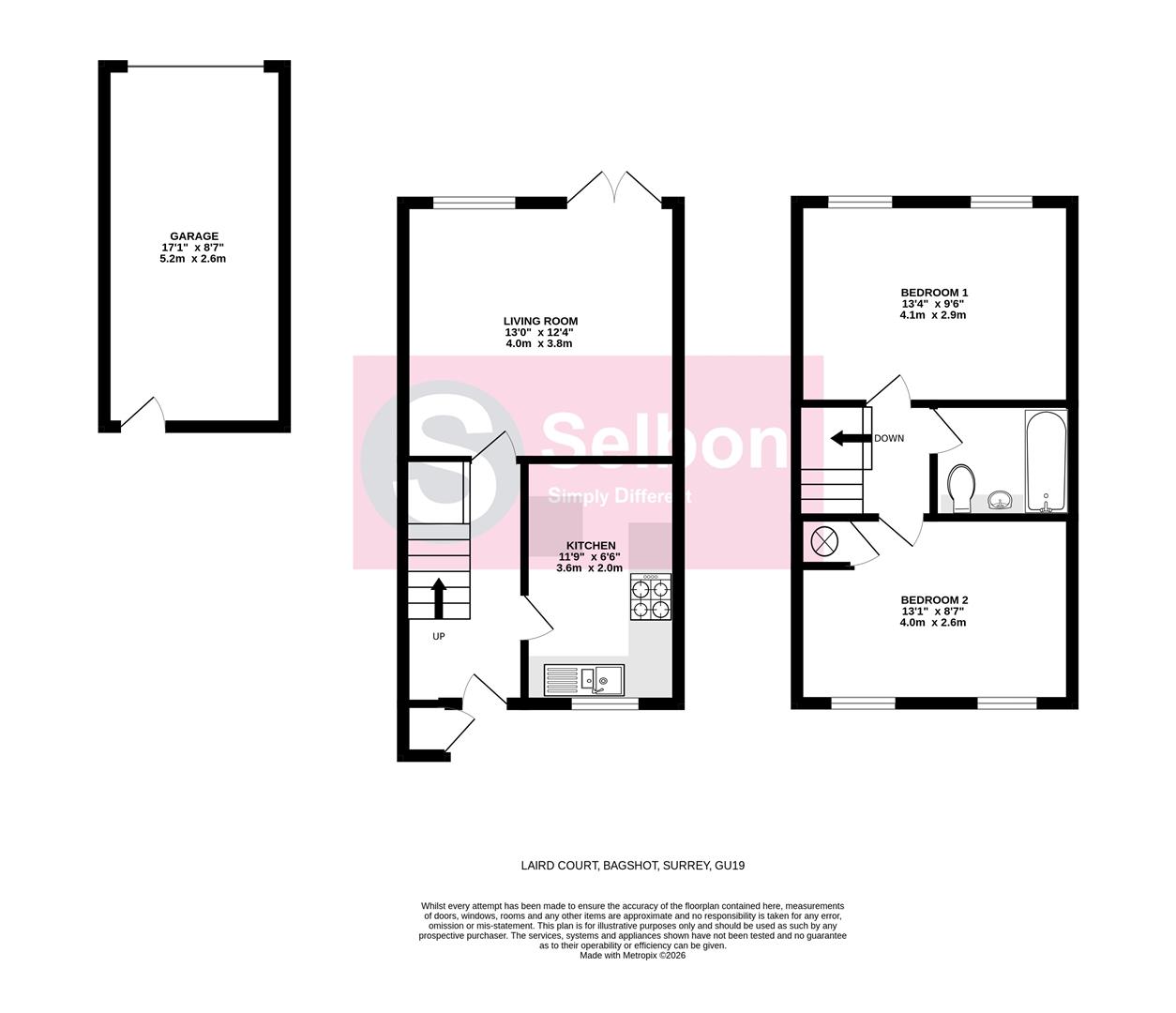 20, Laird Court, Bagshot floorplan