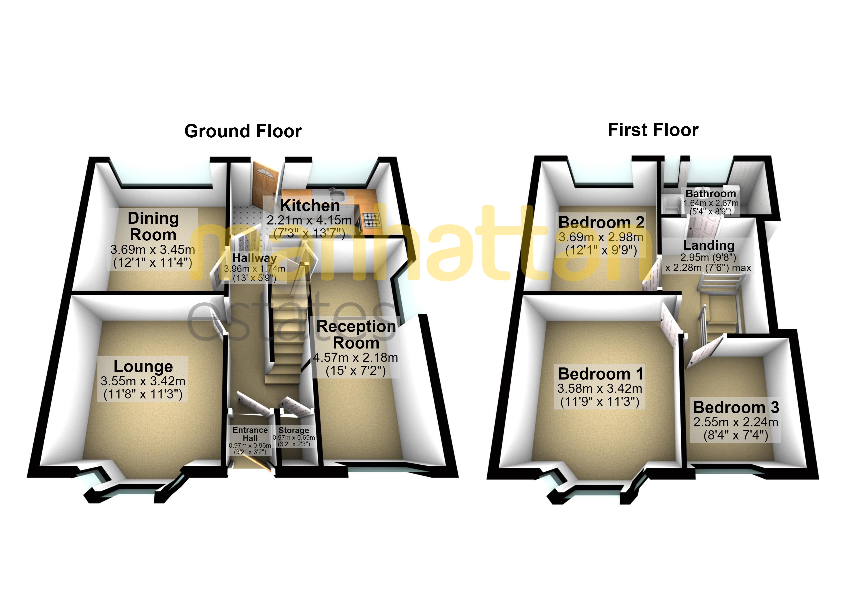 53, Hill Cot Road, Bolton floorplan