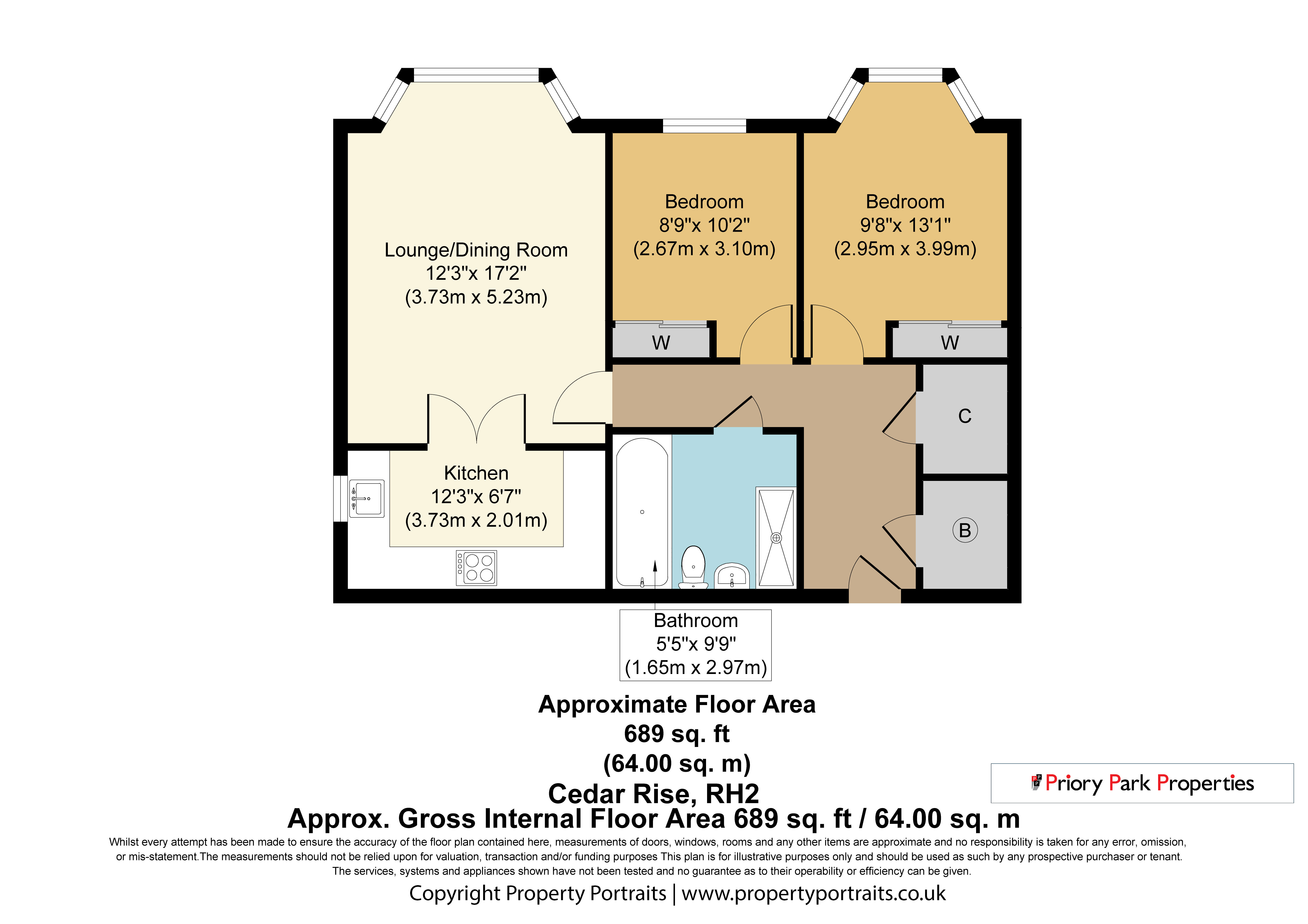 10, Reigate Hill, Reigate floorplan