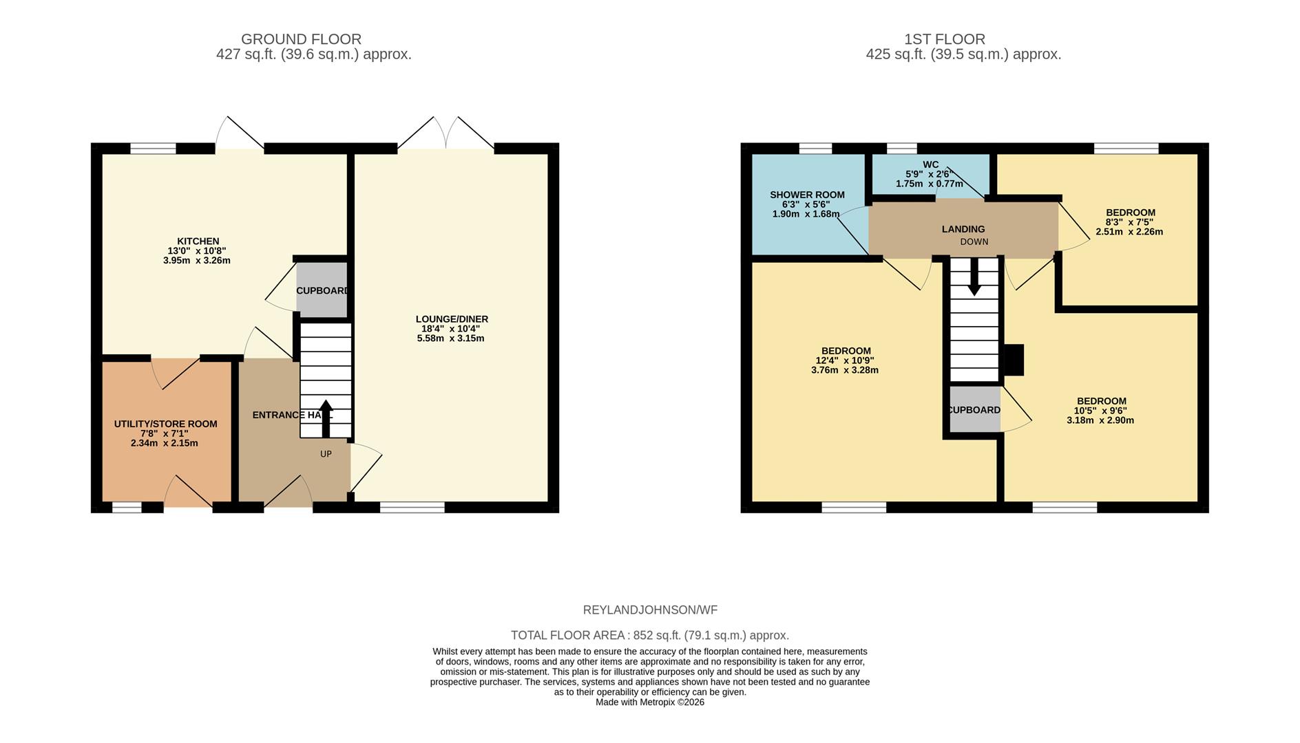 Westfield, Harlow floorplan