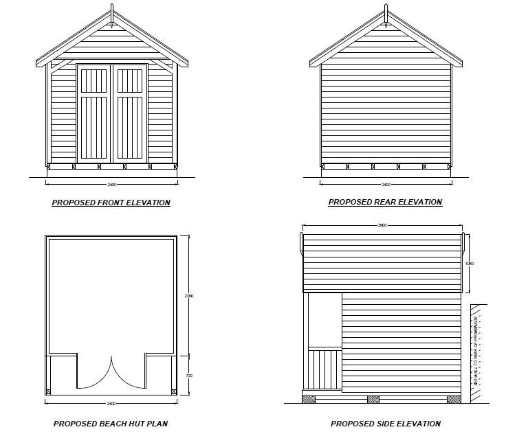 East Cliff Beach Huts, Beacon Hill, Herne Bay floorplan