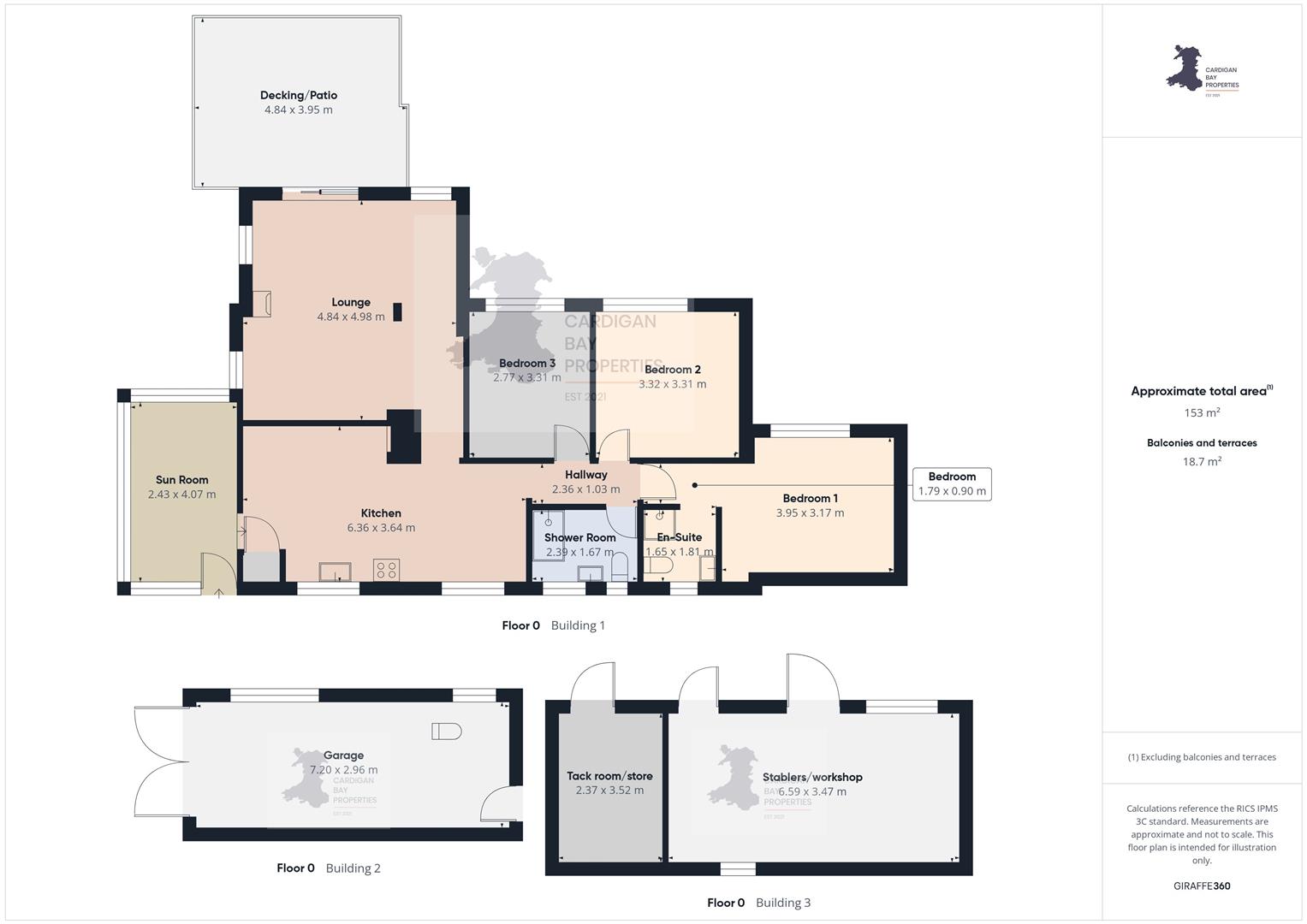 Bryncarnedd, Llangrannog, Llandysul floorplan