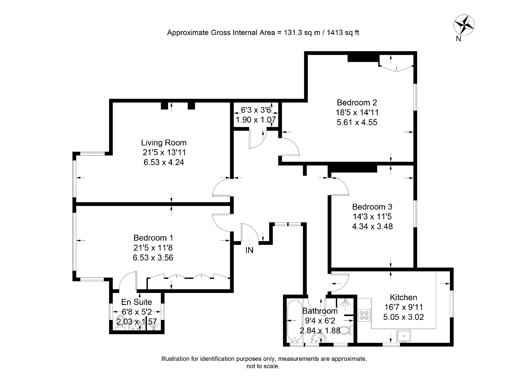 3 Bedrooms Flat for sale in Park Avenue, Harrogate, North Yorkshire HG2