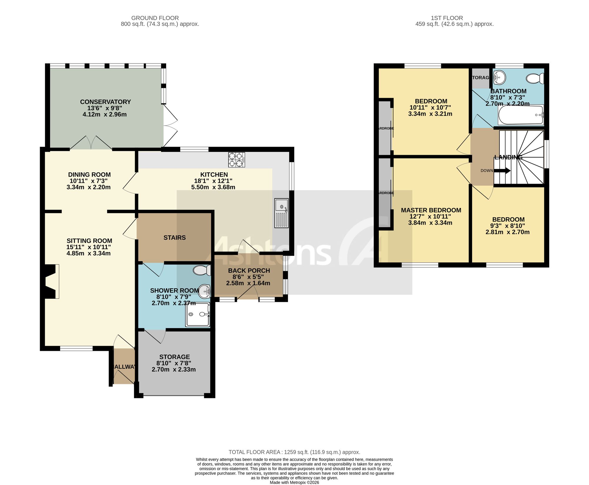 31 Burns Grove, Warrington floorplan