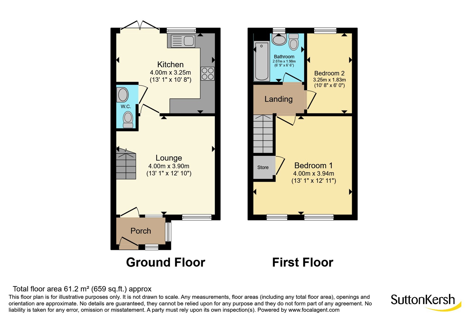 6, Winifred Drive, Merseyside floorplan
