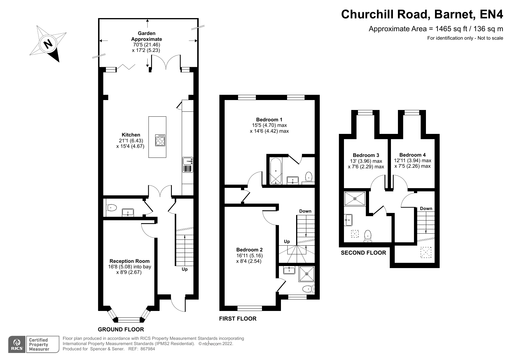 Church Hill Road, EN4, 4 bedroom town house for sale 61148114