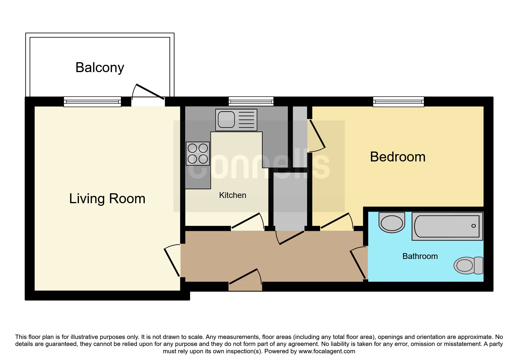 Flat 8, Comstock Court, Atlip Road, Wembley floorplan