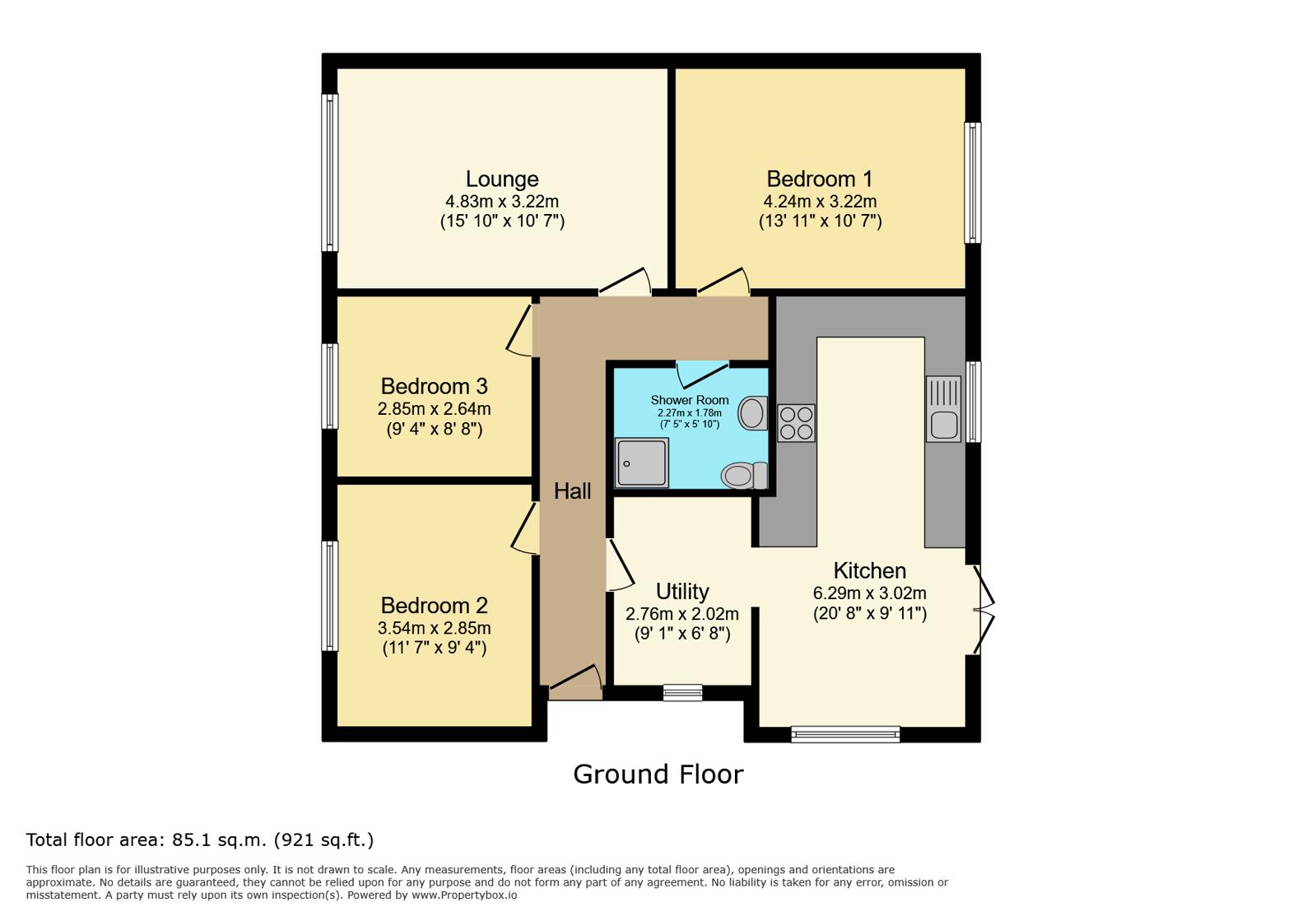 2, Dovedale, Suffolk floorplan