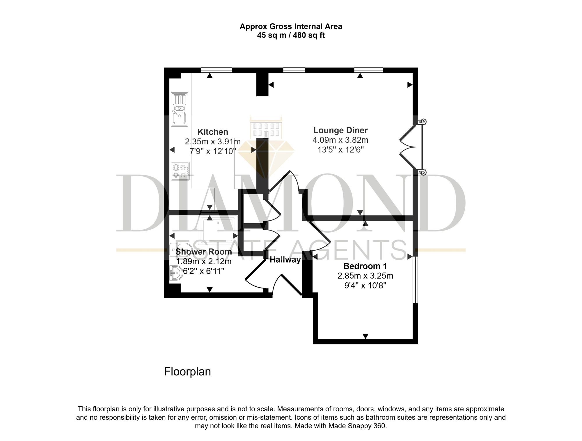 5 Barle Court, Tiverton floorplan