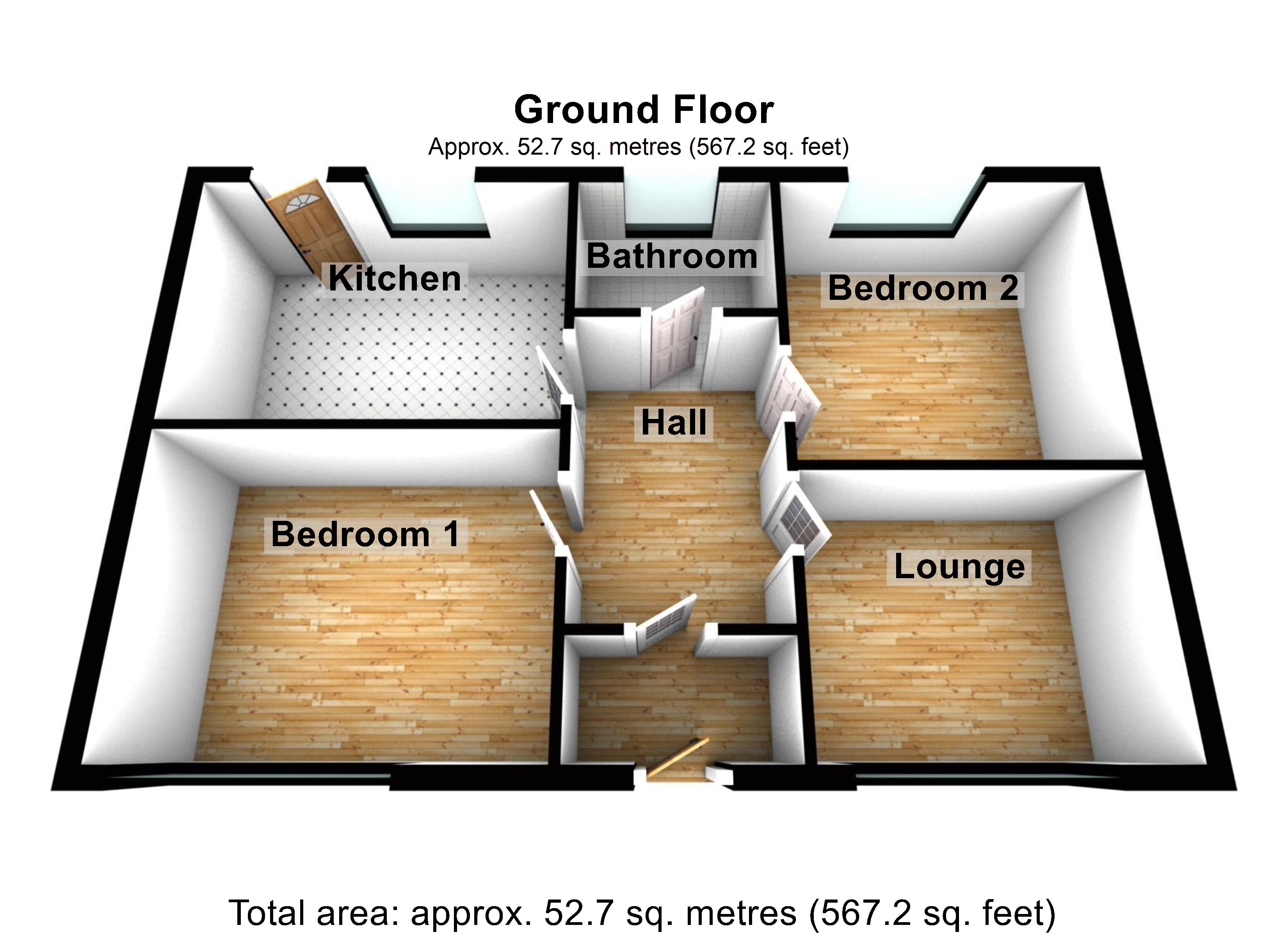 Clyde Street, Coatbridge ML5, 2 bedroom flat for sale 62461361