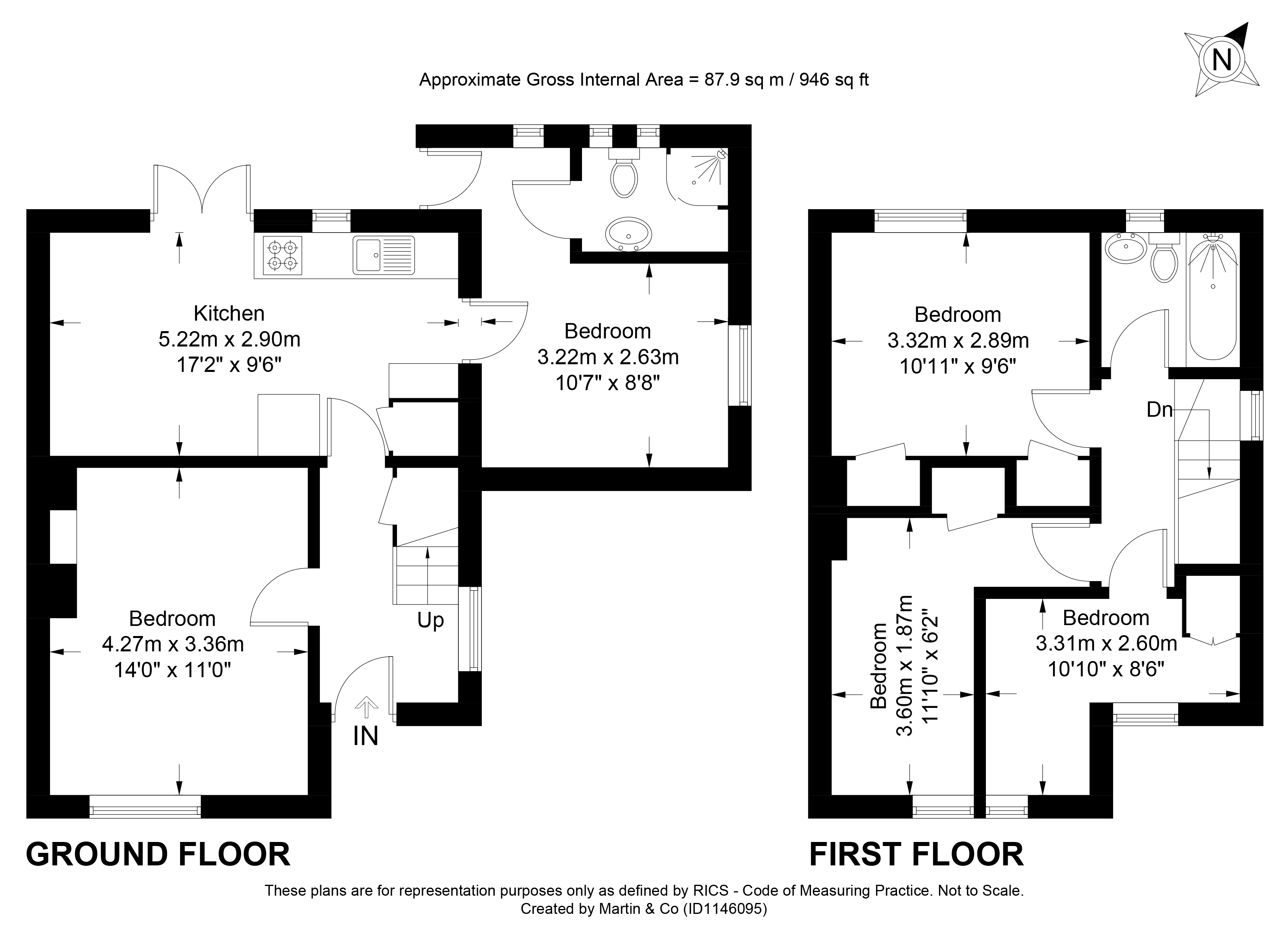 Room 1, 3, Chatham Road, Winchester floorplan