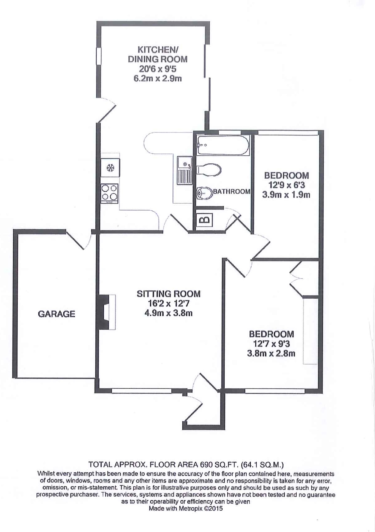 2 Bedrooms Semi-detached bungalow for sale in Aldsworth Close, Fairford GL7