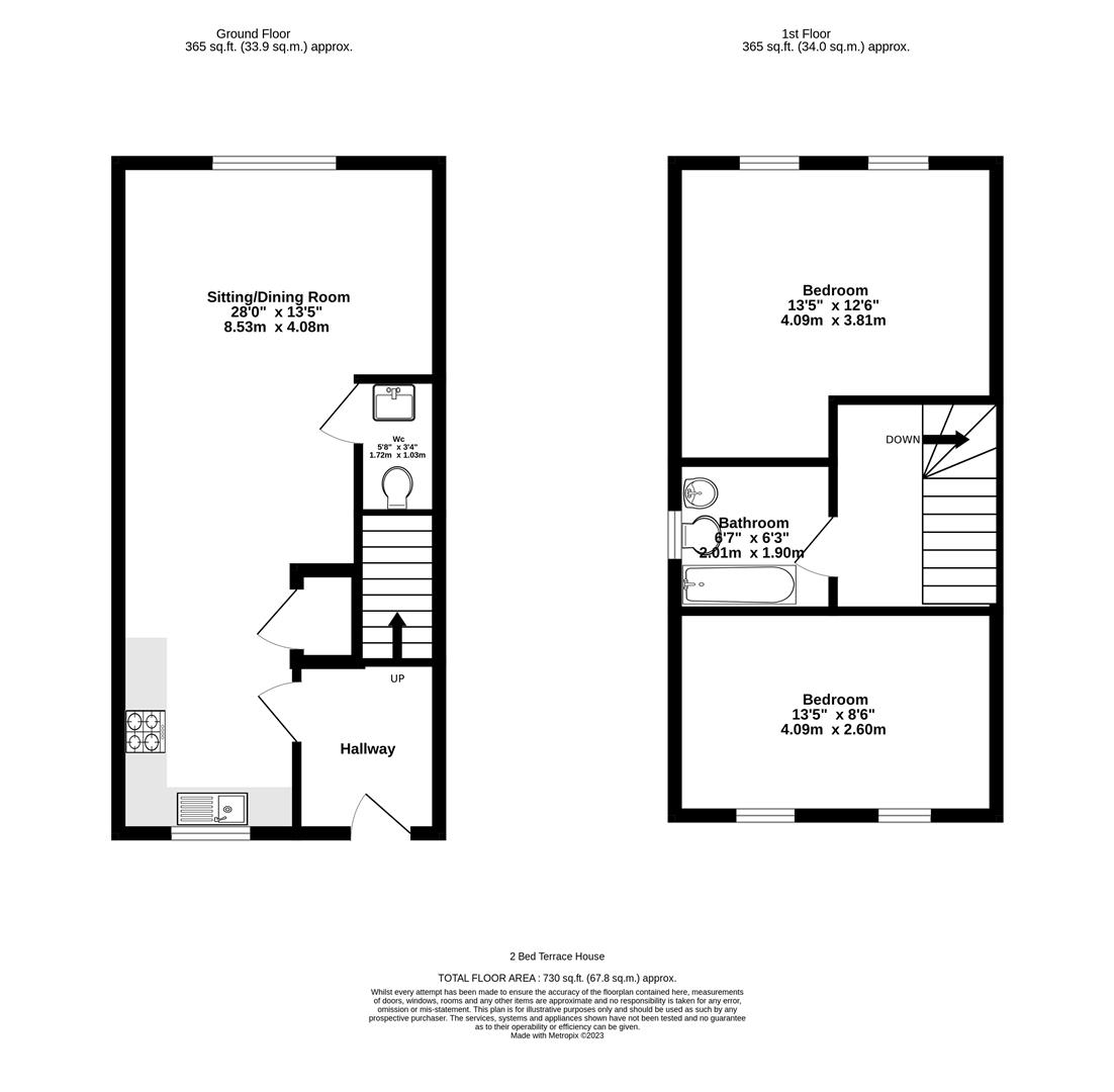 23, Rosemary Road, York floorplan