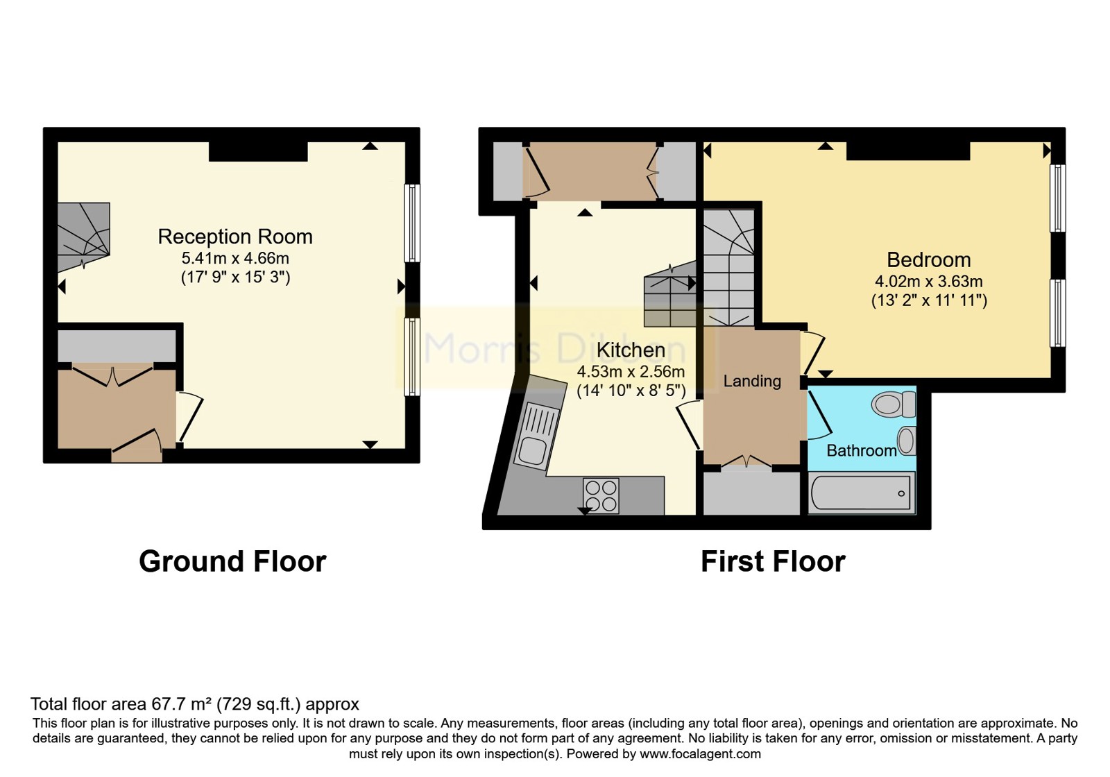 Flat 2, 6, Portland Street, Hampshire floorplan