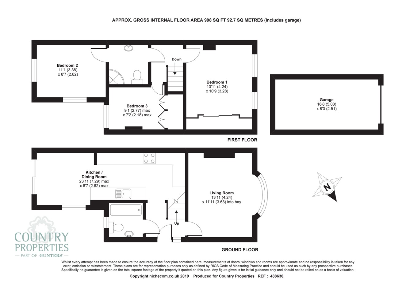 3 Bedrooms Semi-detached house for sale in Townfield Road, Flitwick MK45