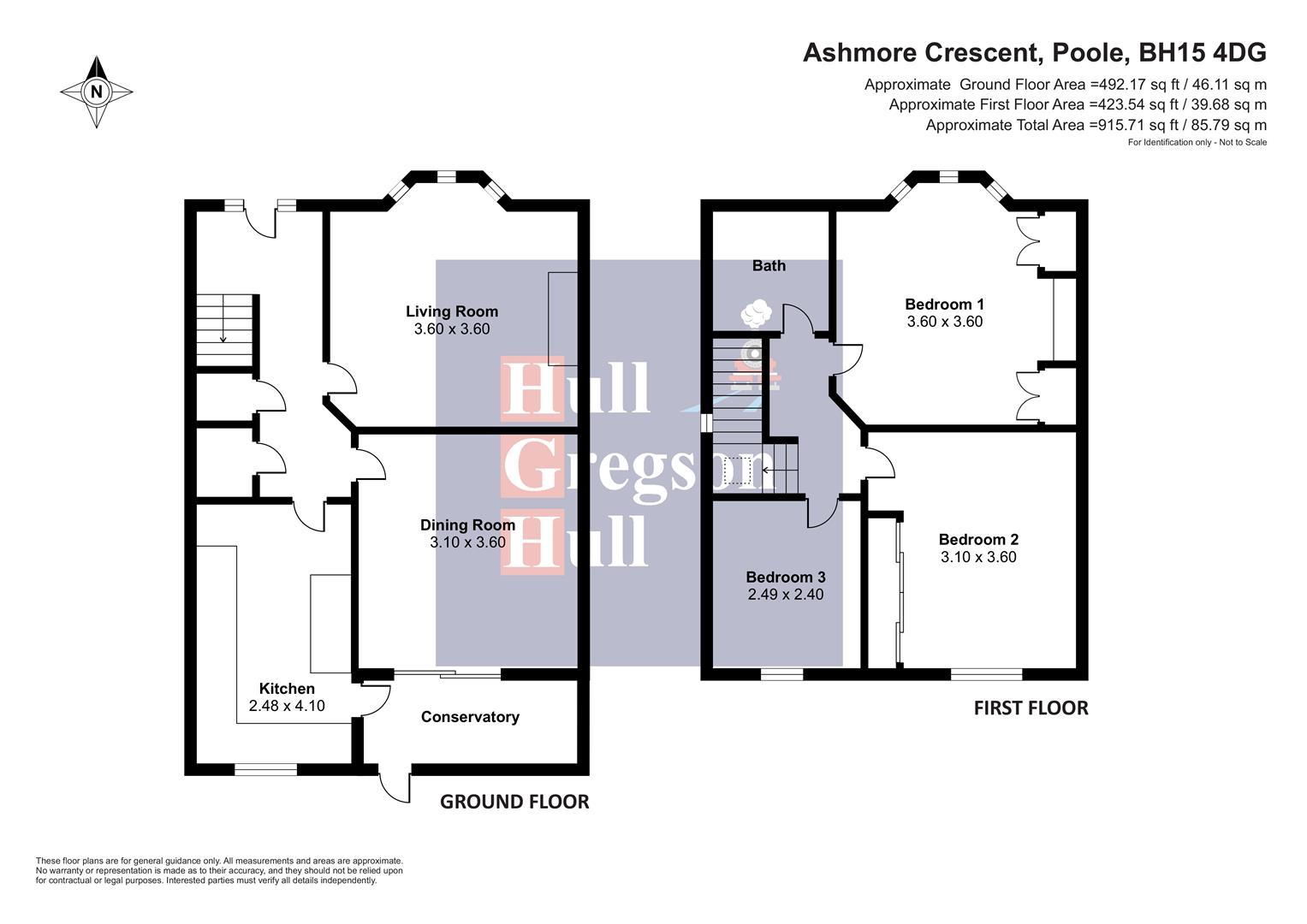 10, Ashmore Crescent, Poole floorplan