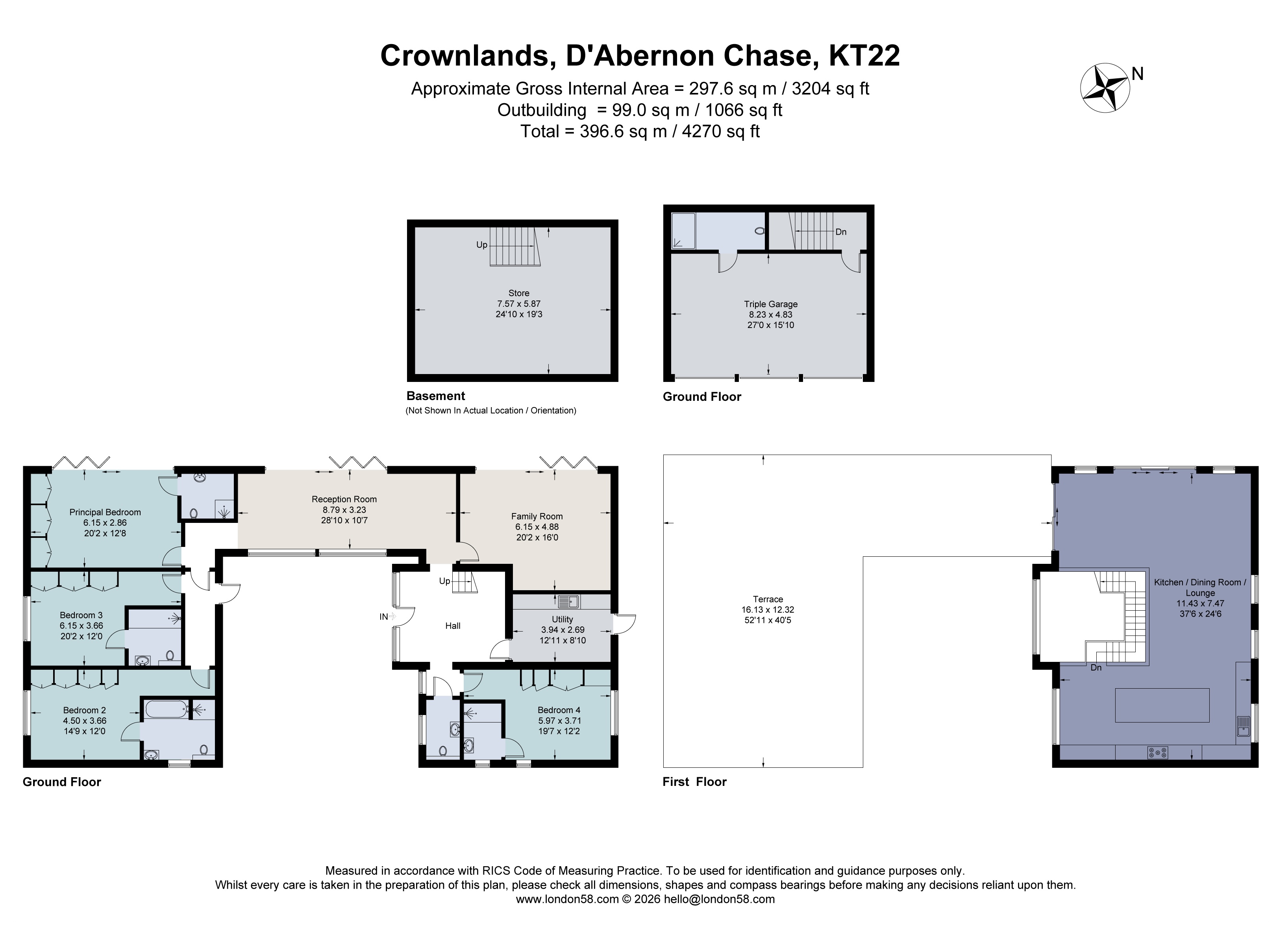 Crownlands,, D'Abernon Chase, Surrey floorplan