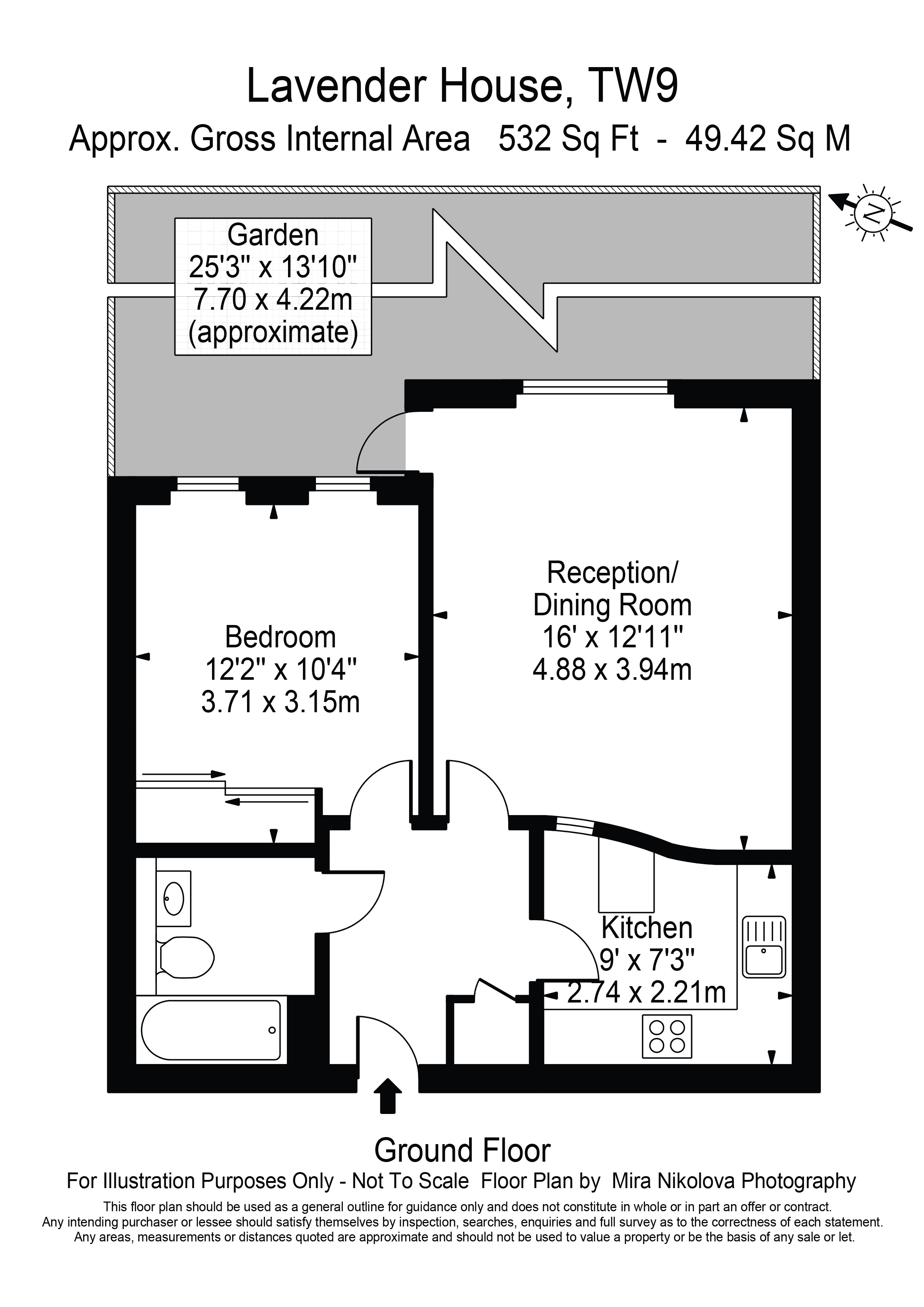 19 Lavender House, Melliss Avenue, Richmond floorplan