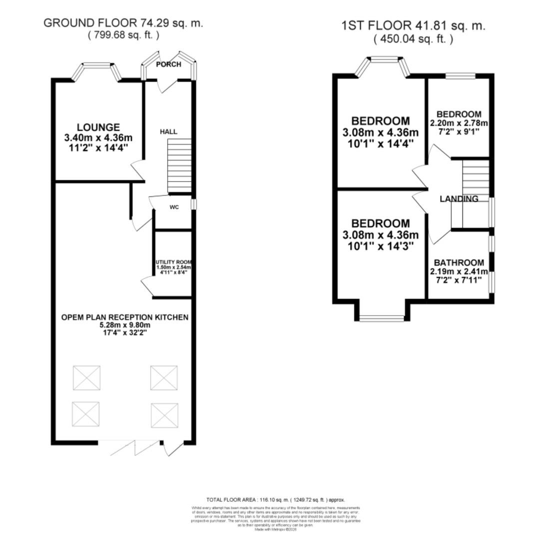 9, Rosemoor Drive, Liverpool floorplan