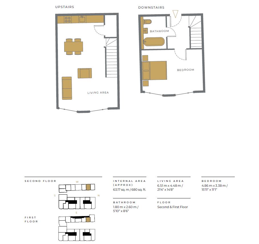Apartment 10 ROX, 12 Gloucester Place, Brighton floorplan