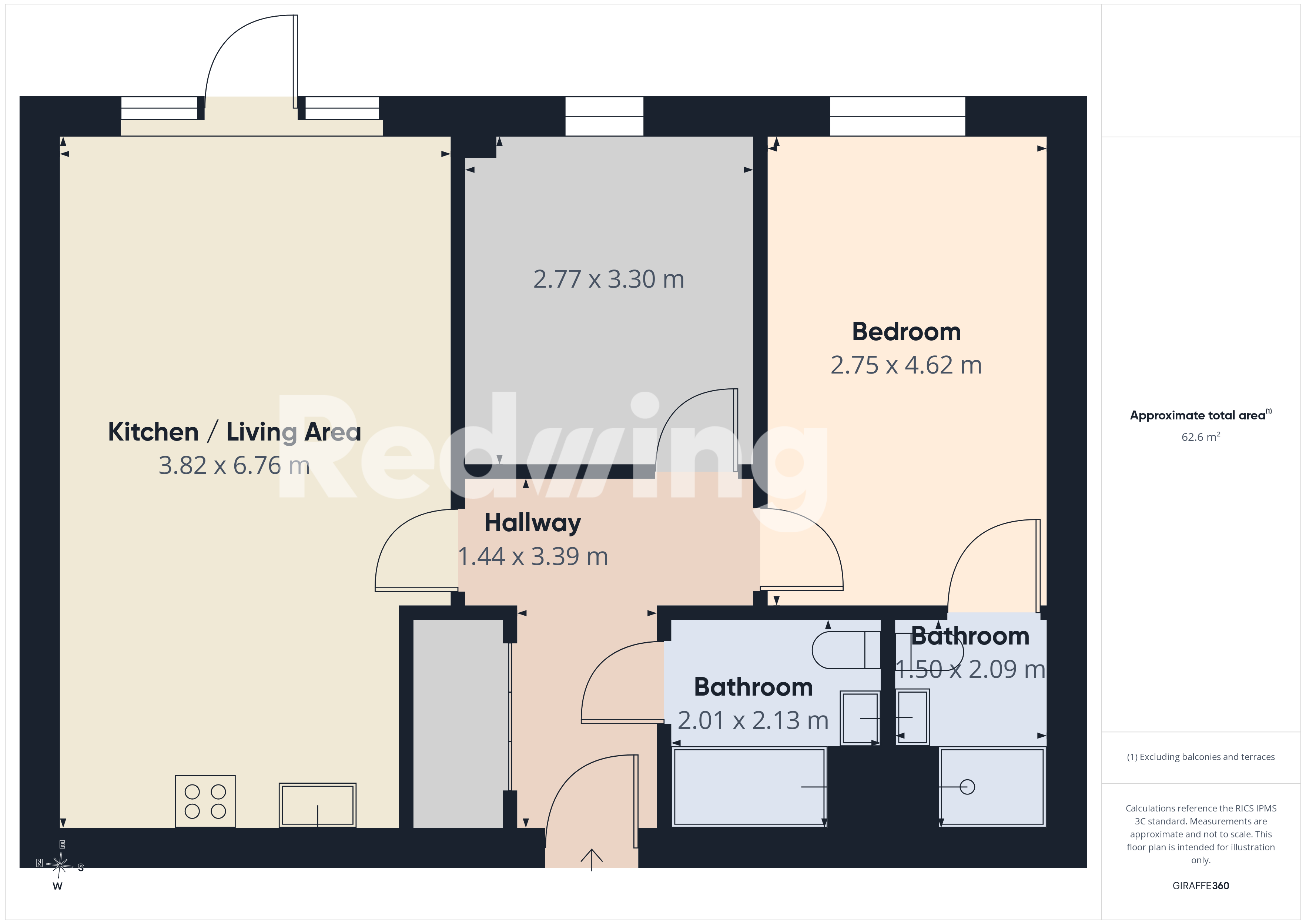 Apartment 27, Block A Crossings,, Park Green, Cheshire floorplan