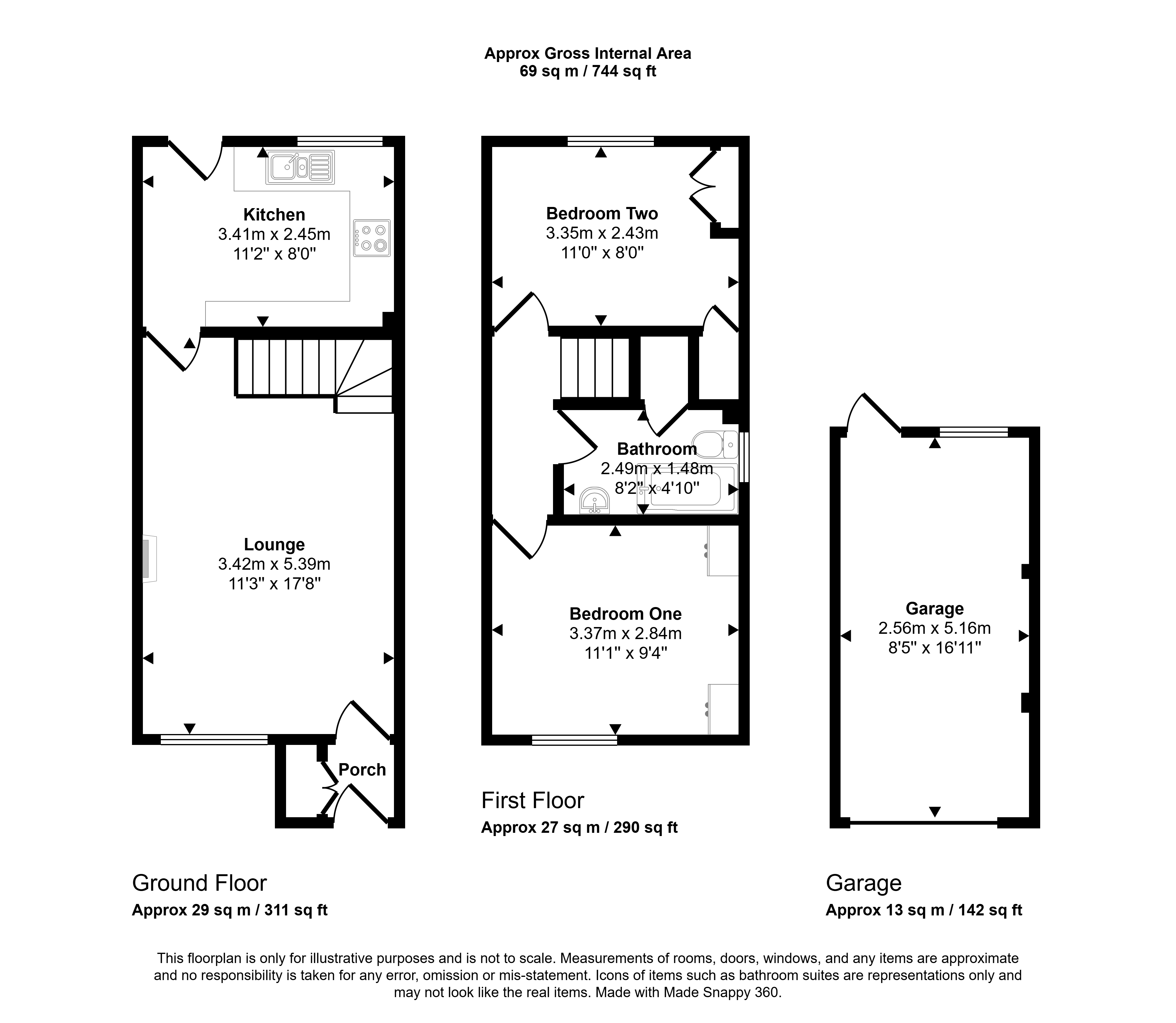 76, Westerdale, Wallsend floorplan
