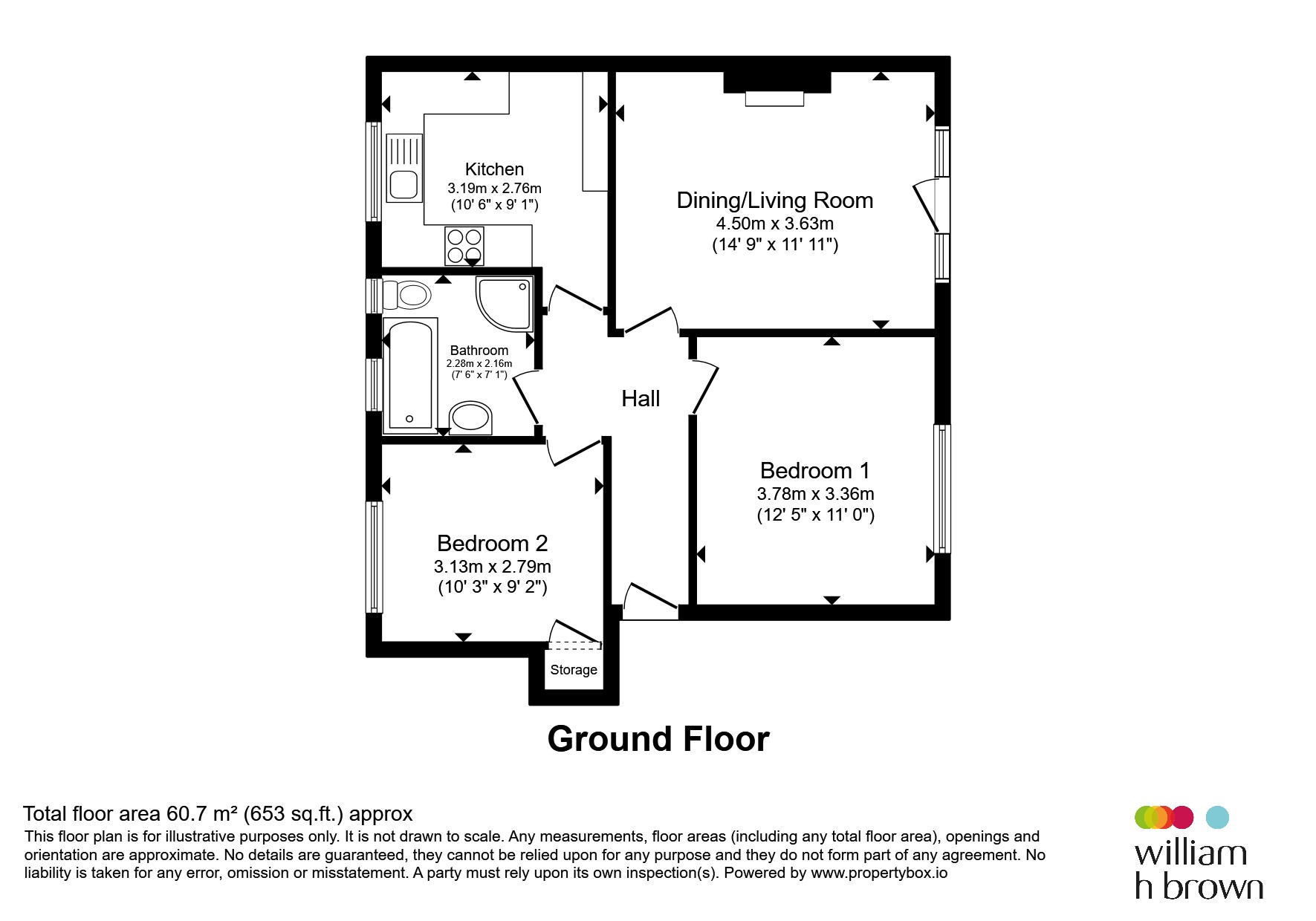 106, Bentley Road, Hertford floorplan