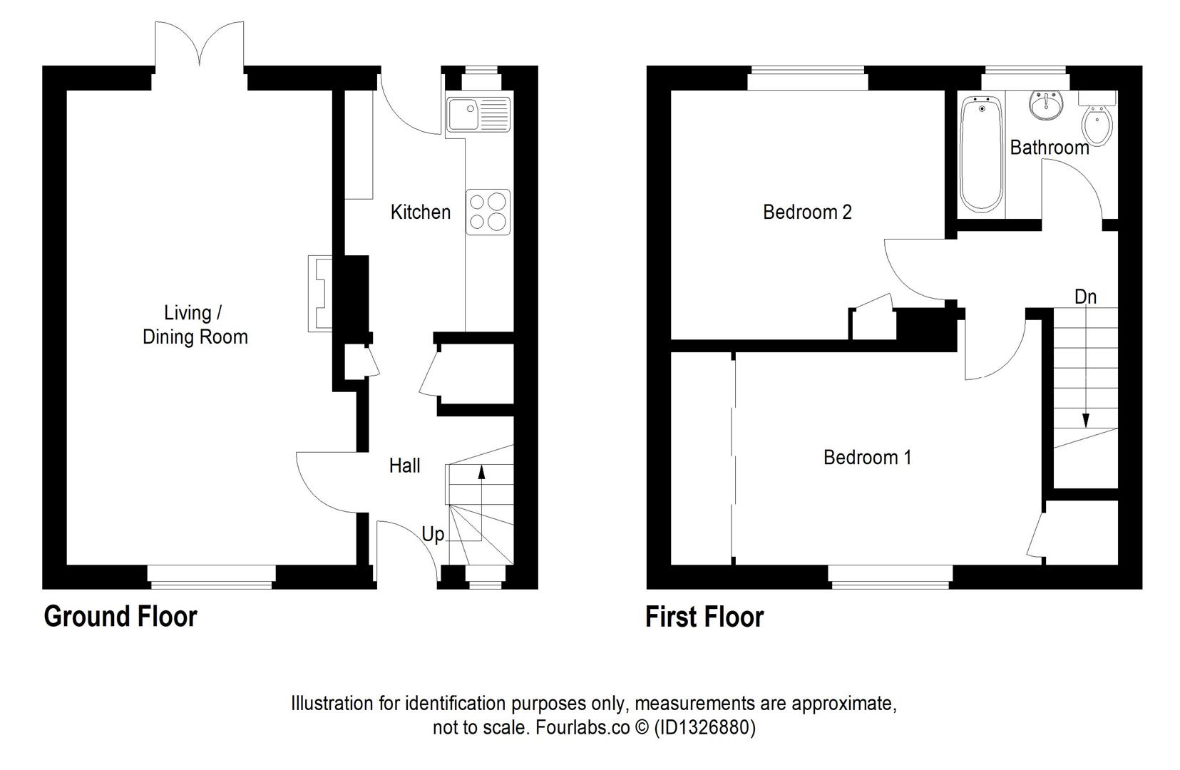 2, Cadzow Place, Glenrothes floorplan
