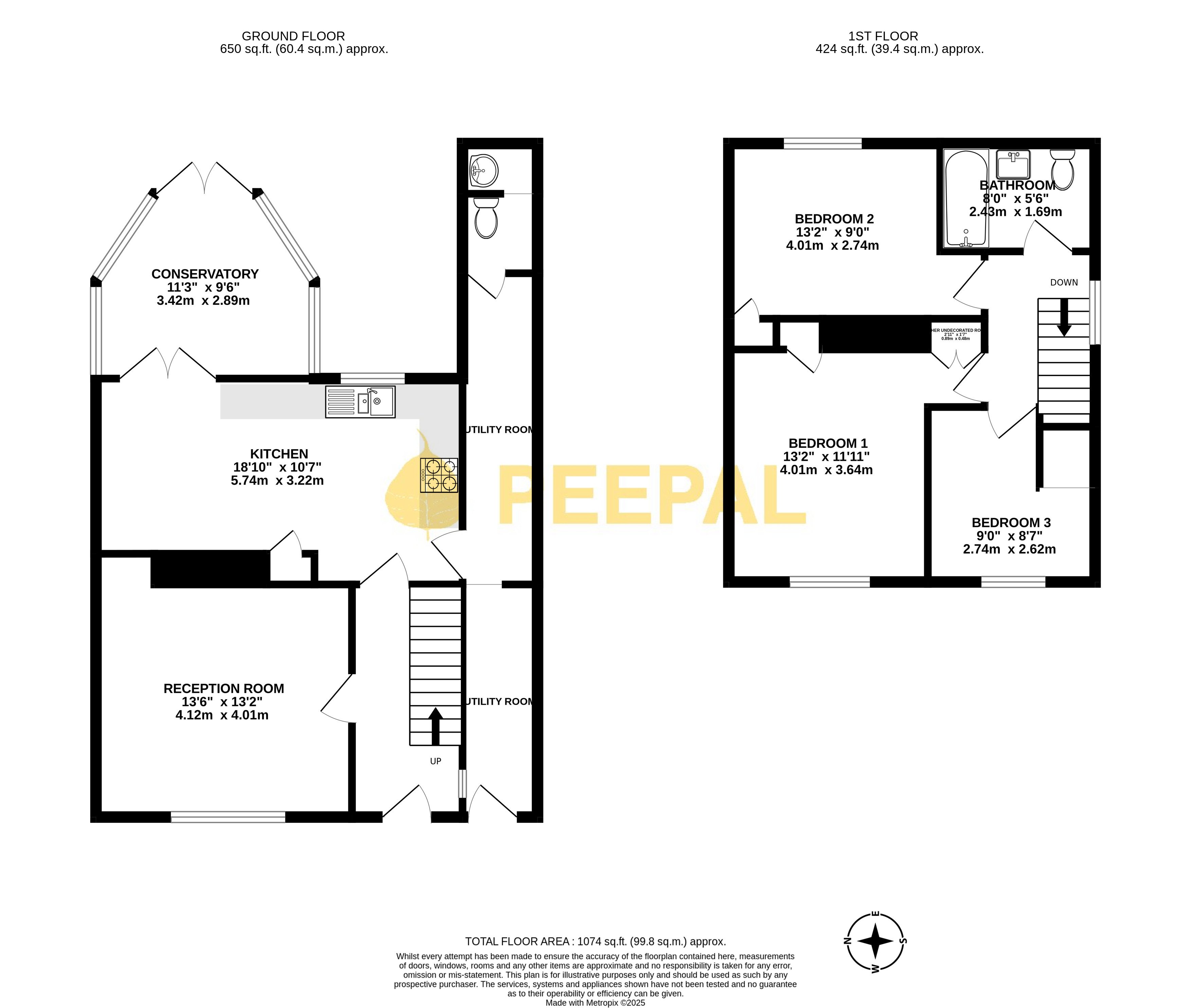 12, Acacia Grove, Swindon floorplan