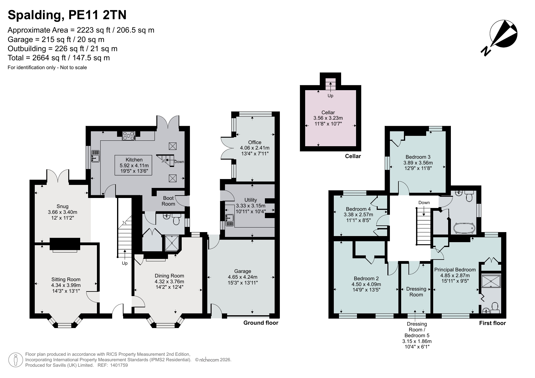 Cornwall House, 78, London Road, Lincolnshire floorplan