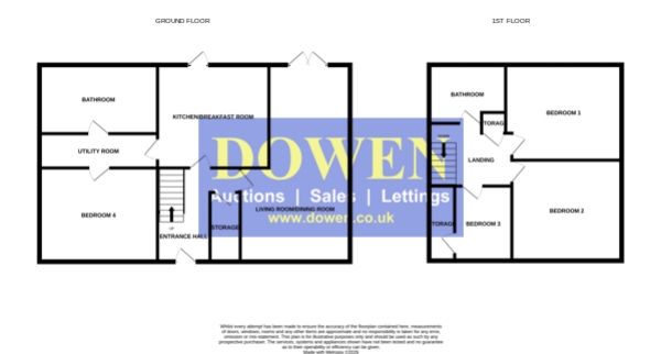 12, Park View, Peterlee floorplan