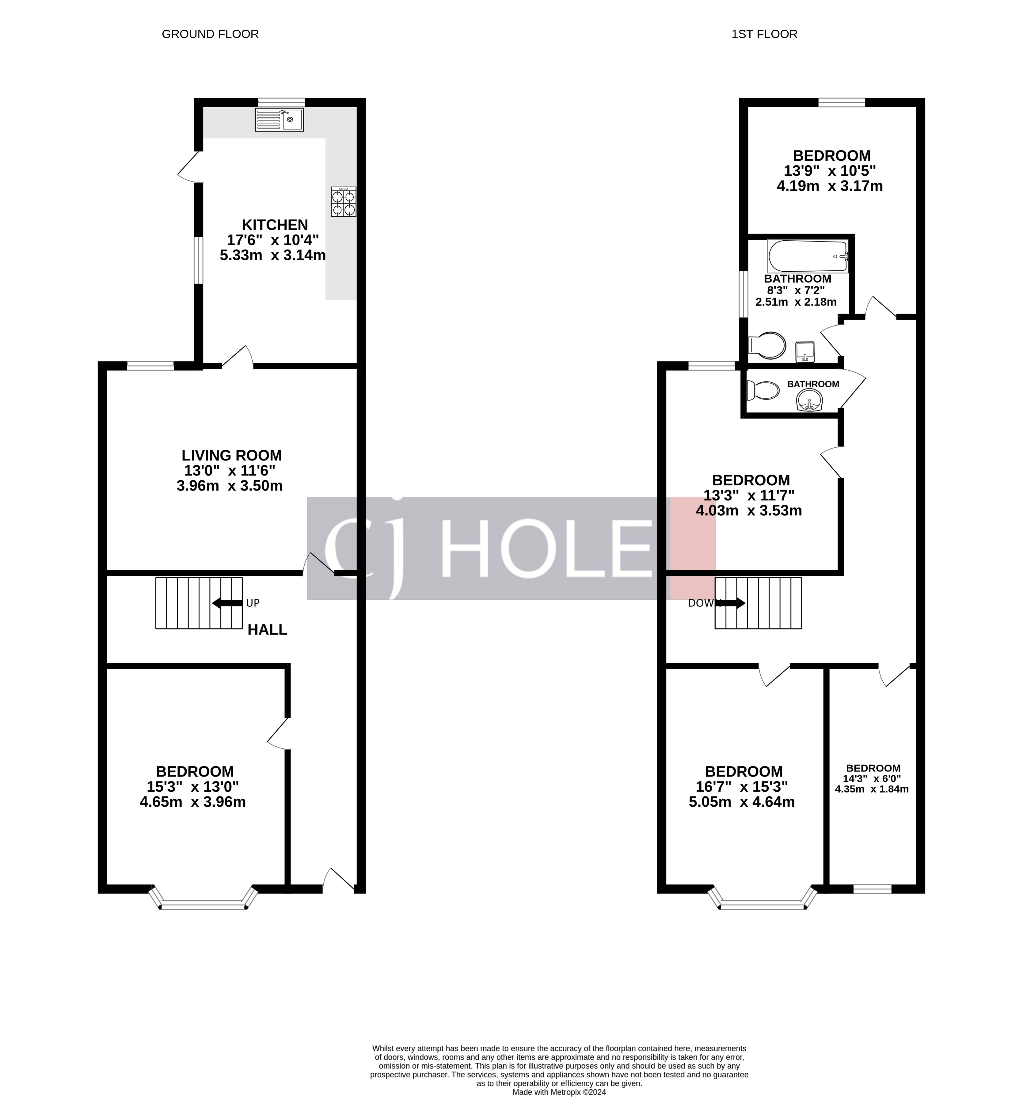 16, Victoria Park, Bristol floorplan