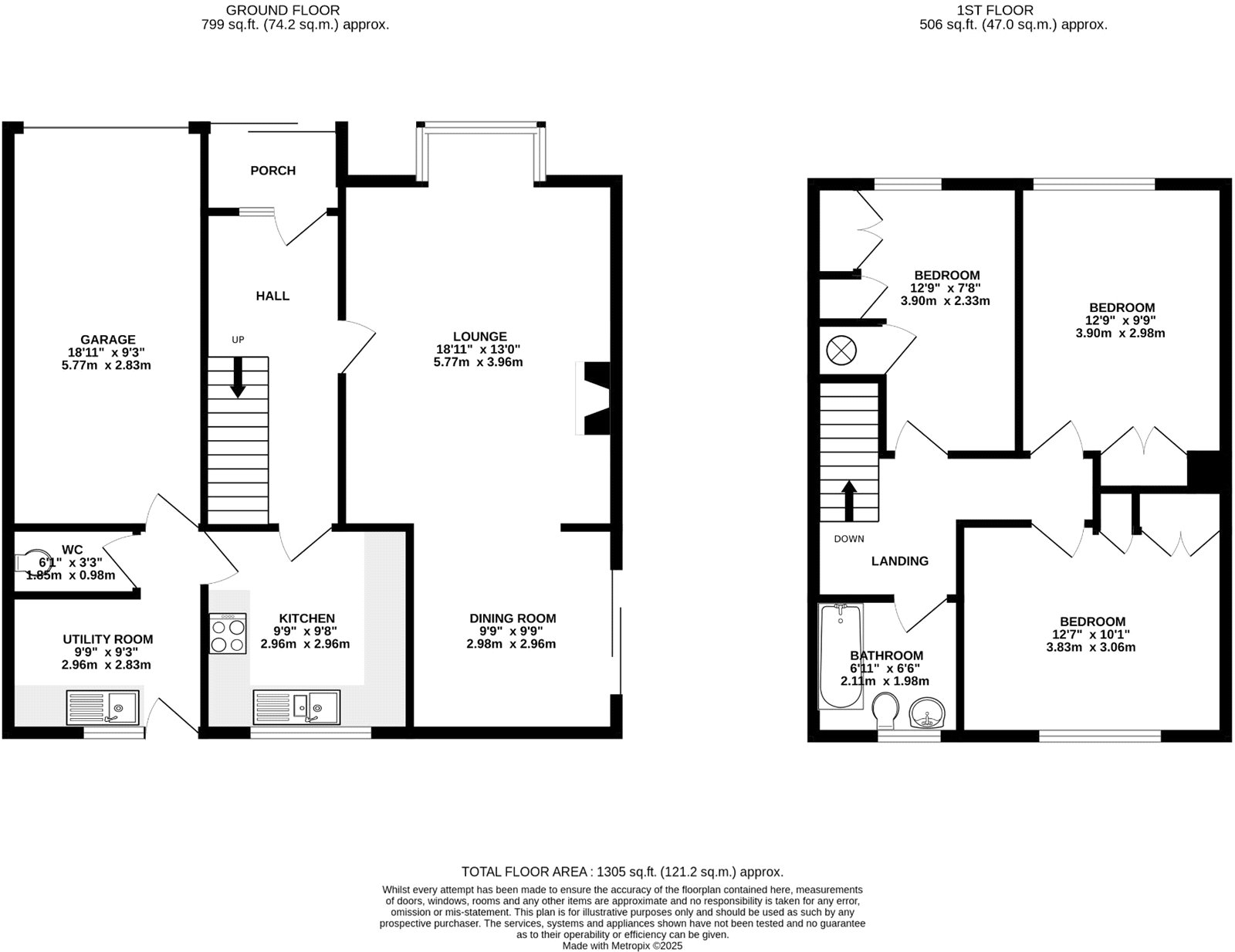 2, St. Petrocs Close, Cornwall floorplan