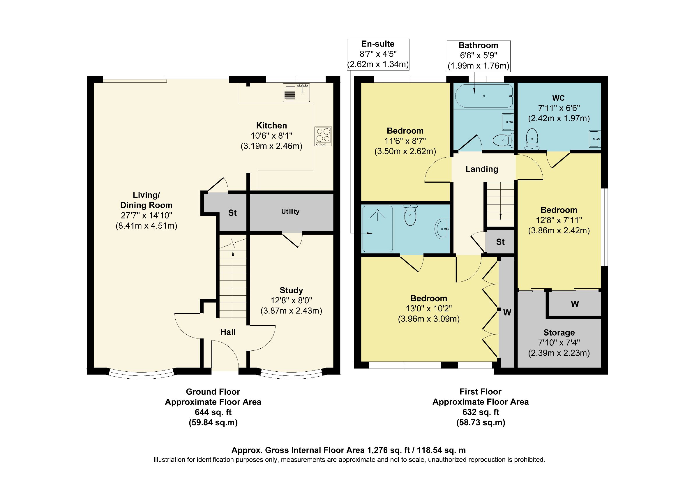 99 Springbank Close, Pudsey floorplan