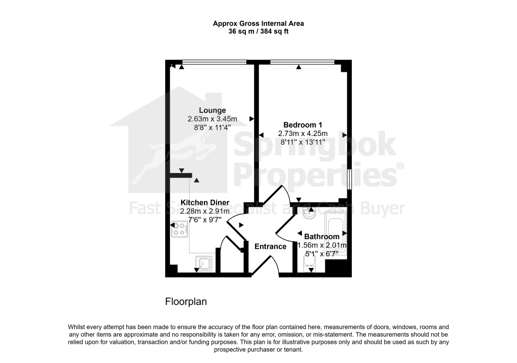 Flat 50, 68, Falkner Street, Liverpool floorplan