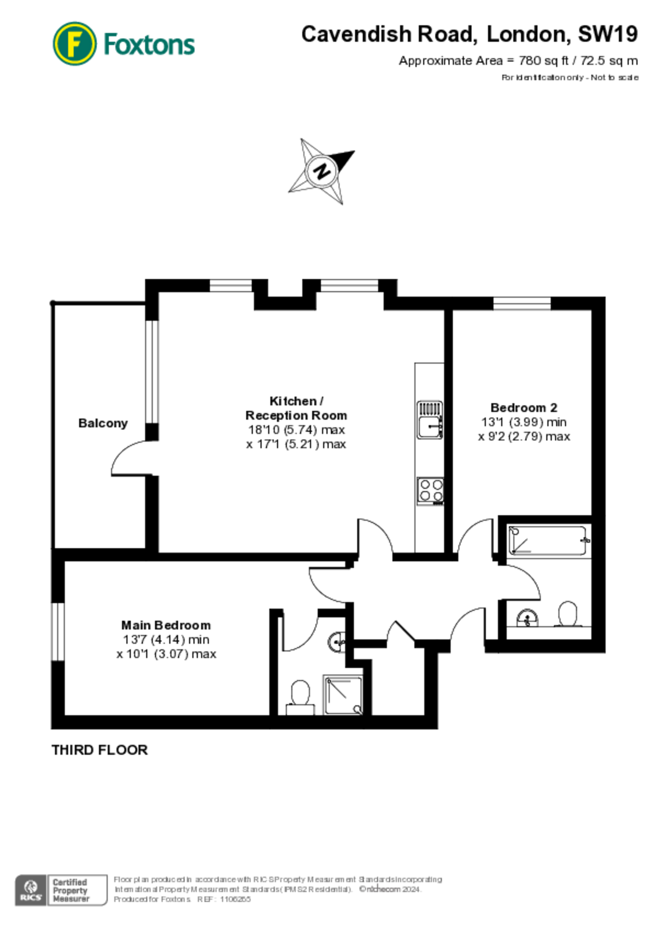 Cavendish Road, Colliers Wood floorplan