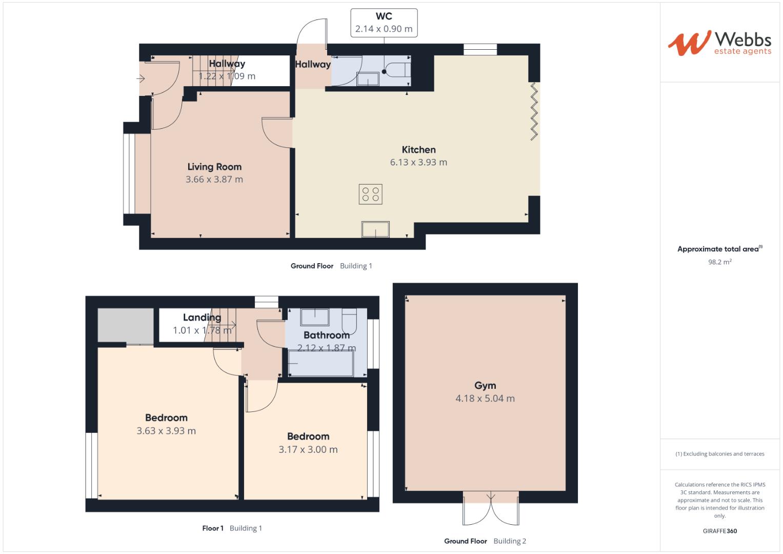 56, Broad Lane, Walsall floorplan