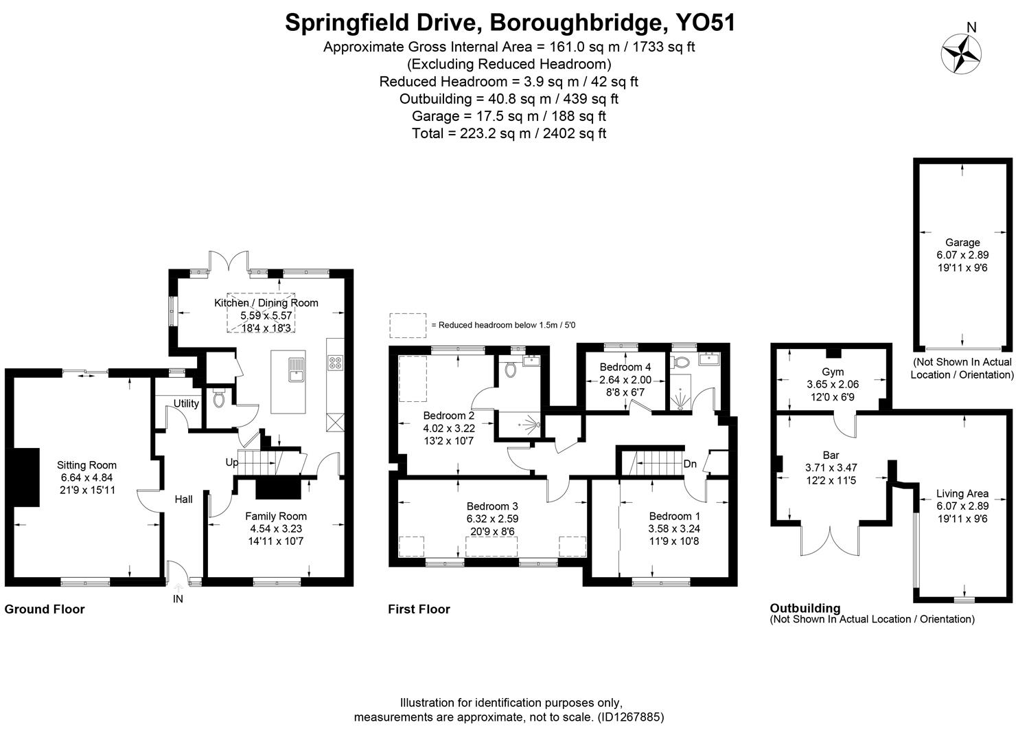 21, Springfield Drive, York floorplan