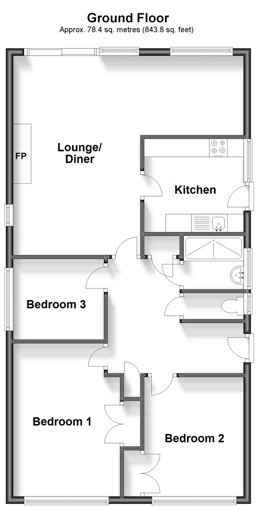 Queen Berthas Avenue, Birchington, Kent CT7, 3 bedroom detached bungalow for sale 64620846