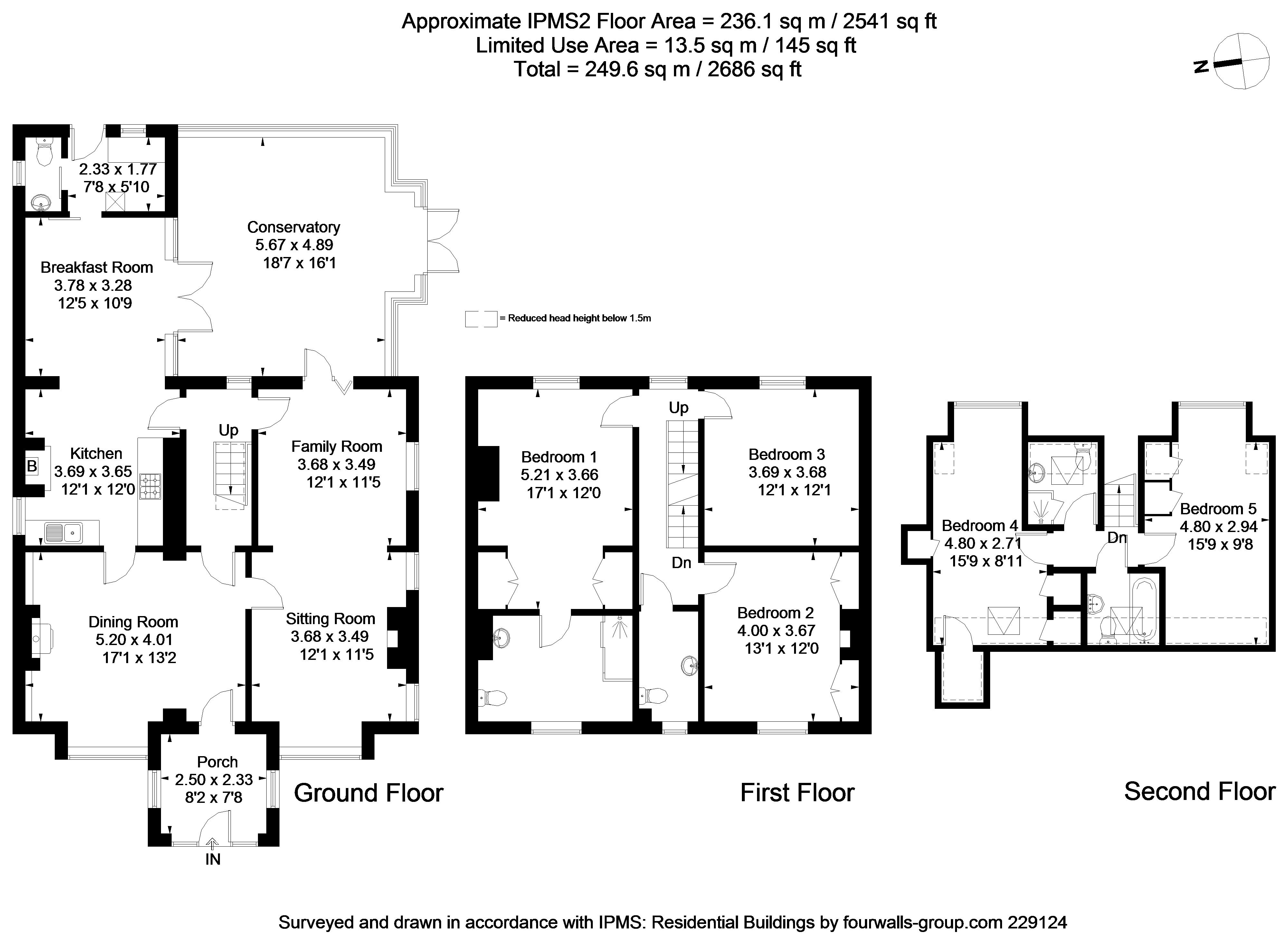 5 Bedrooms Detached house to rent in Horsham Road, Rusper, Horsham RH12