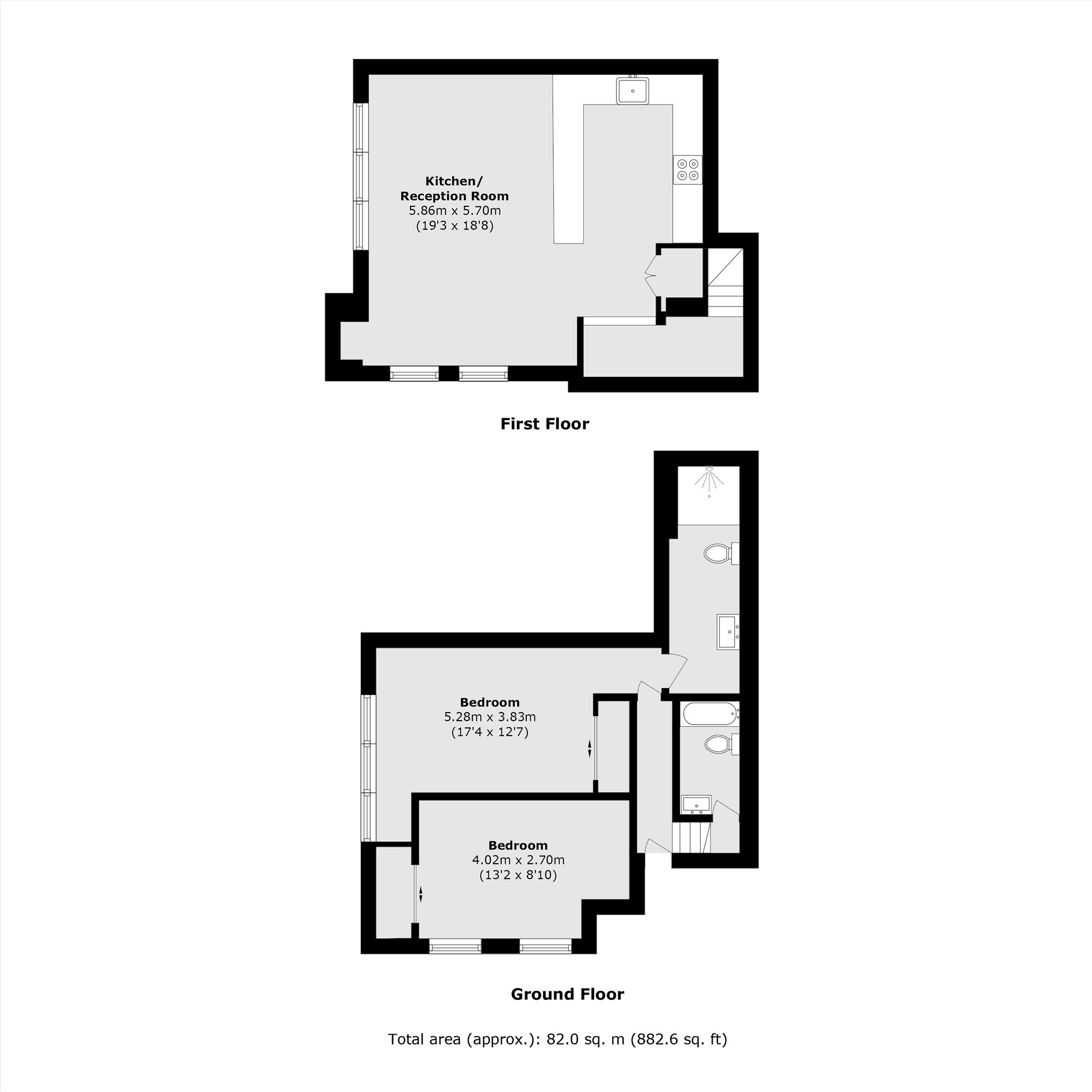 Flat 1, Hoover Building, Western Avenue, Greenford floorplan