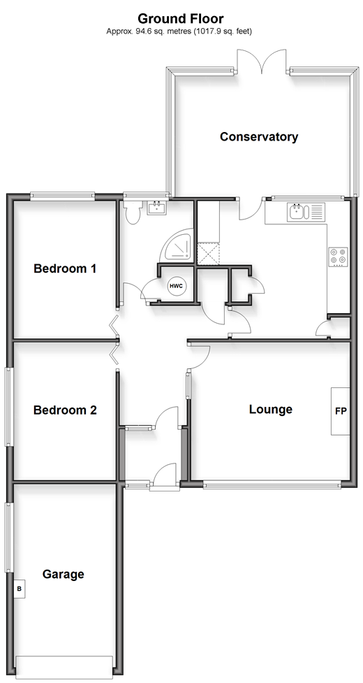 Elim Court Gardens, Crowborough floorplan