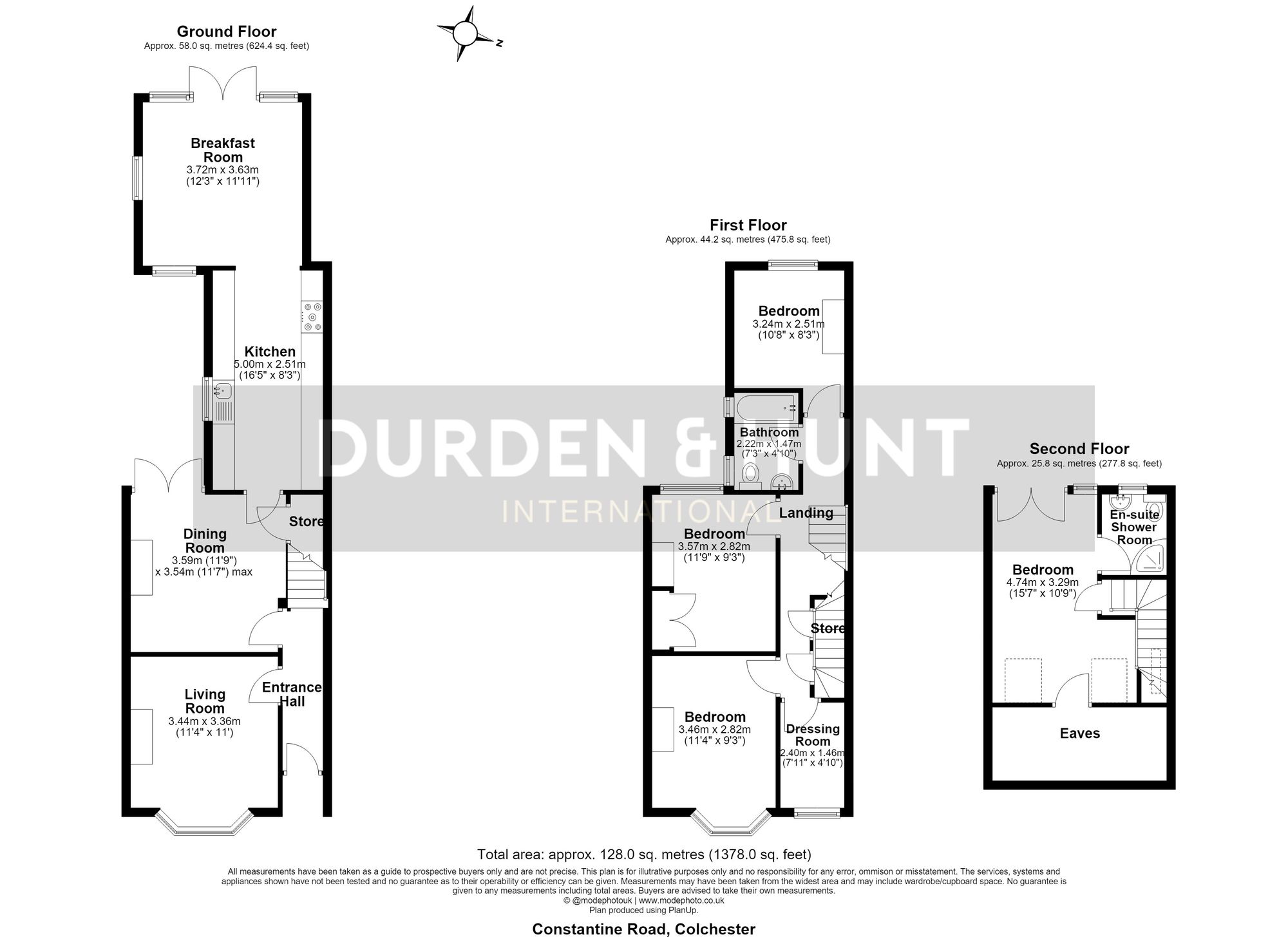 80 Constantine Road, Colchester floorplan