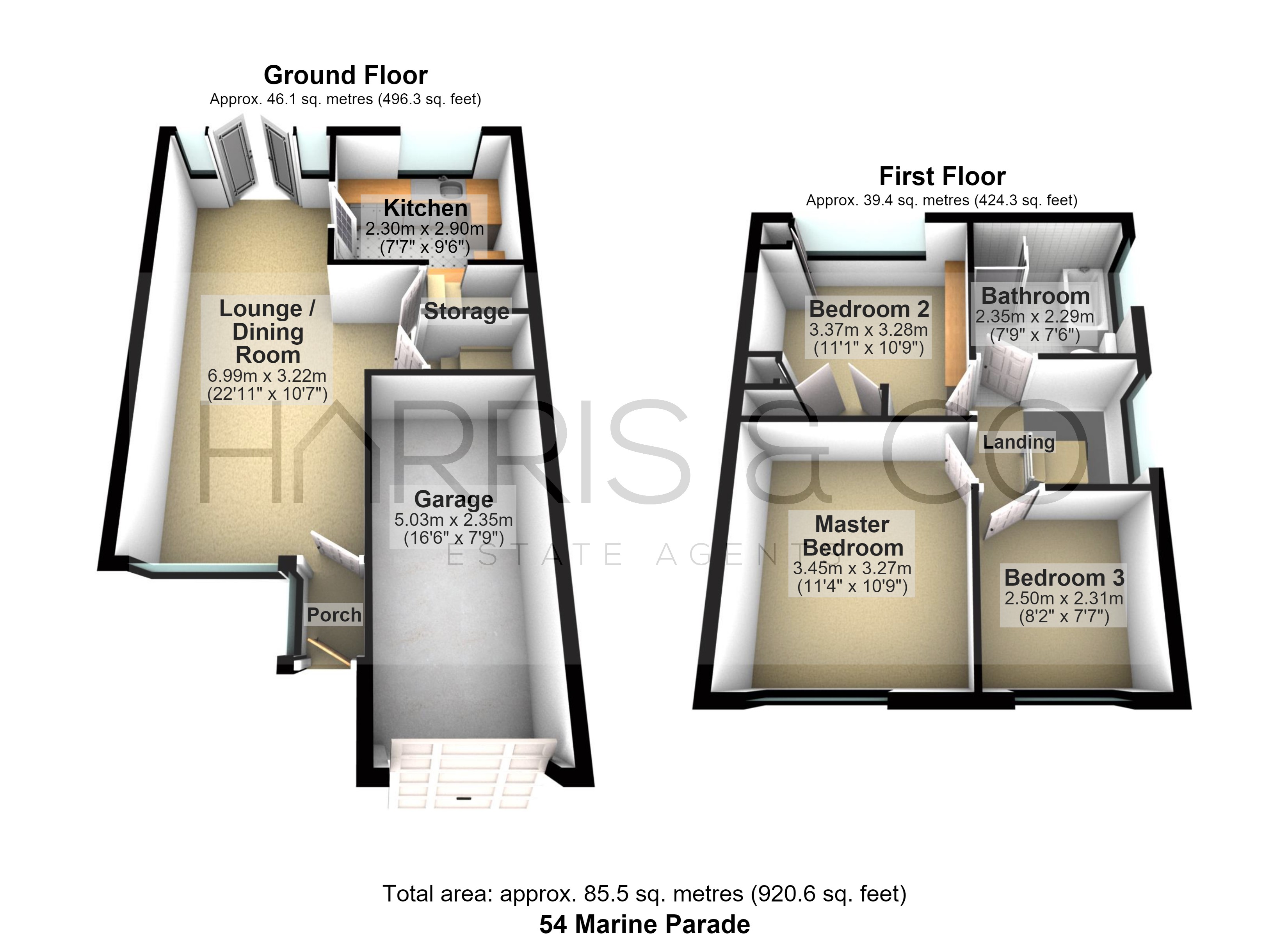 54, Marine Parade, Lancashire floorplan
